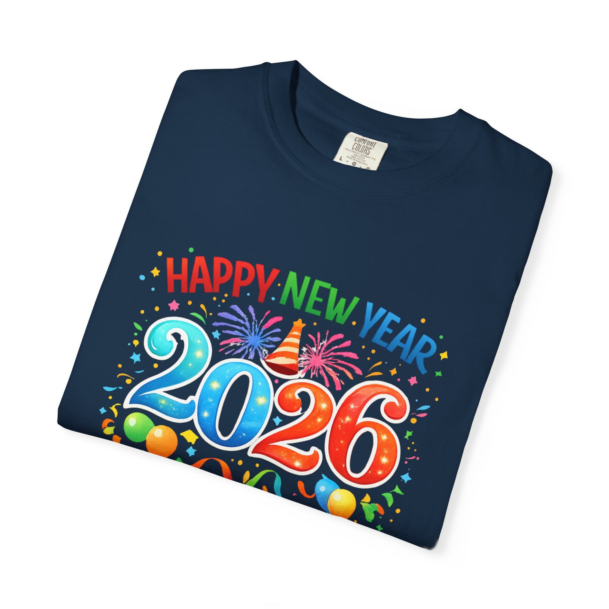 Happy New Year 2026 Family Shirts, Matching New Year Crew Tees, Mom Dad Kids Toddler Baby, NYE Party Outfit, Unisex