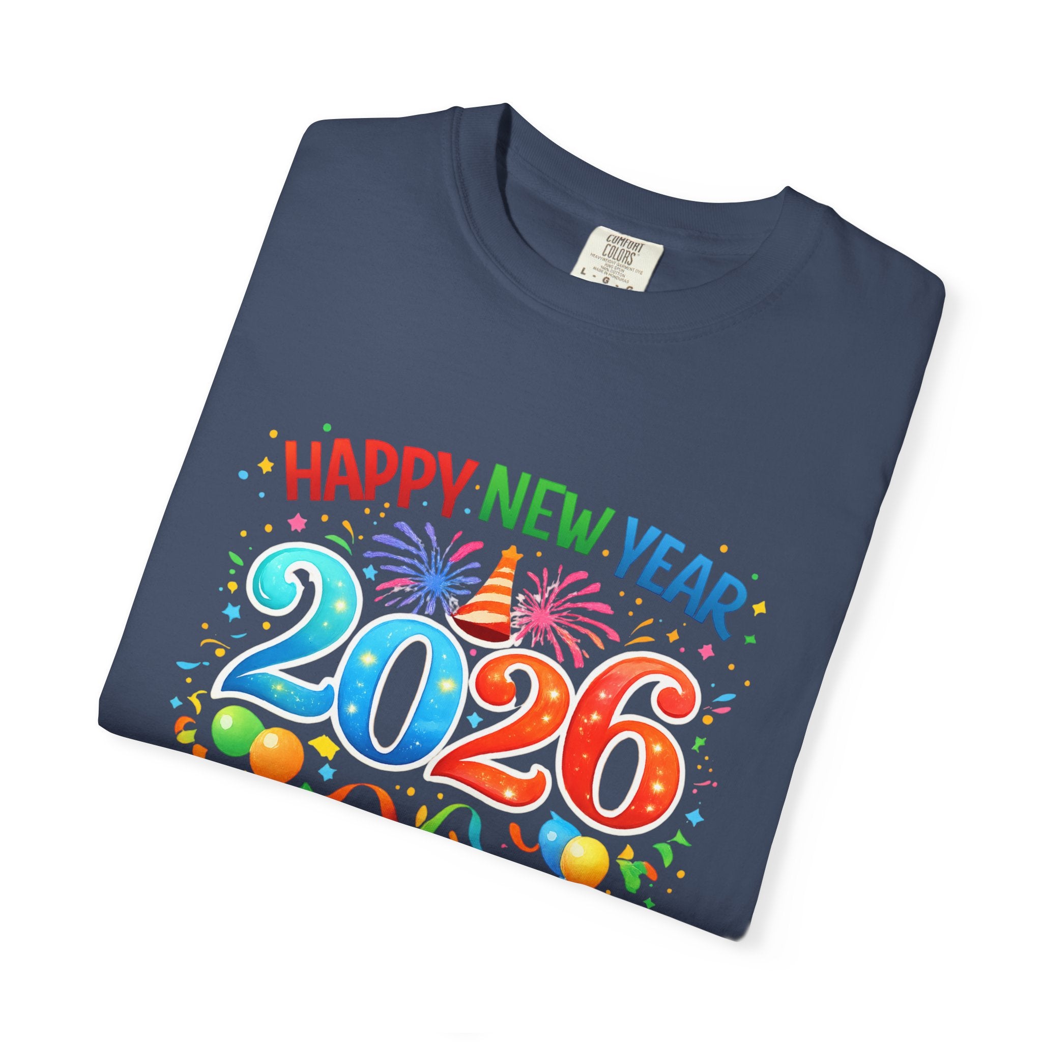 Happy New Year 2026 Family Shirts, Matching New Year Crew Tees, Mom Dad Kids Toddler Baby, NYE Party Outfit, Unisex