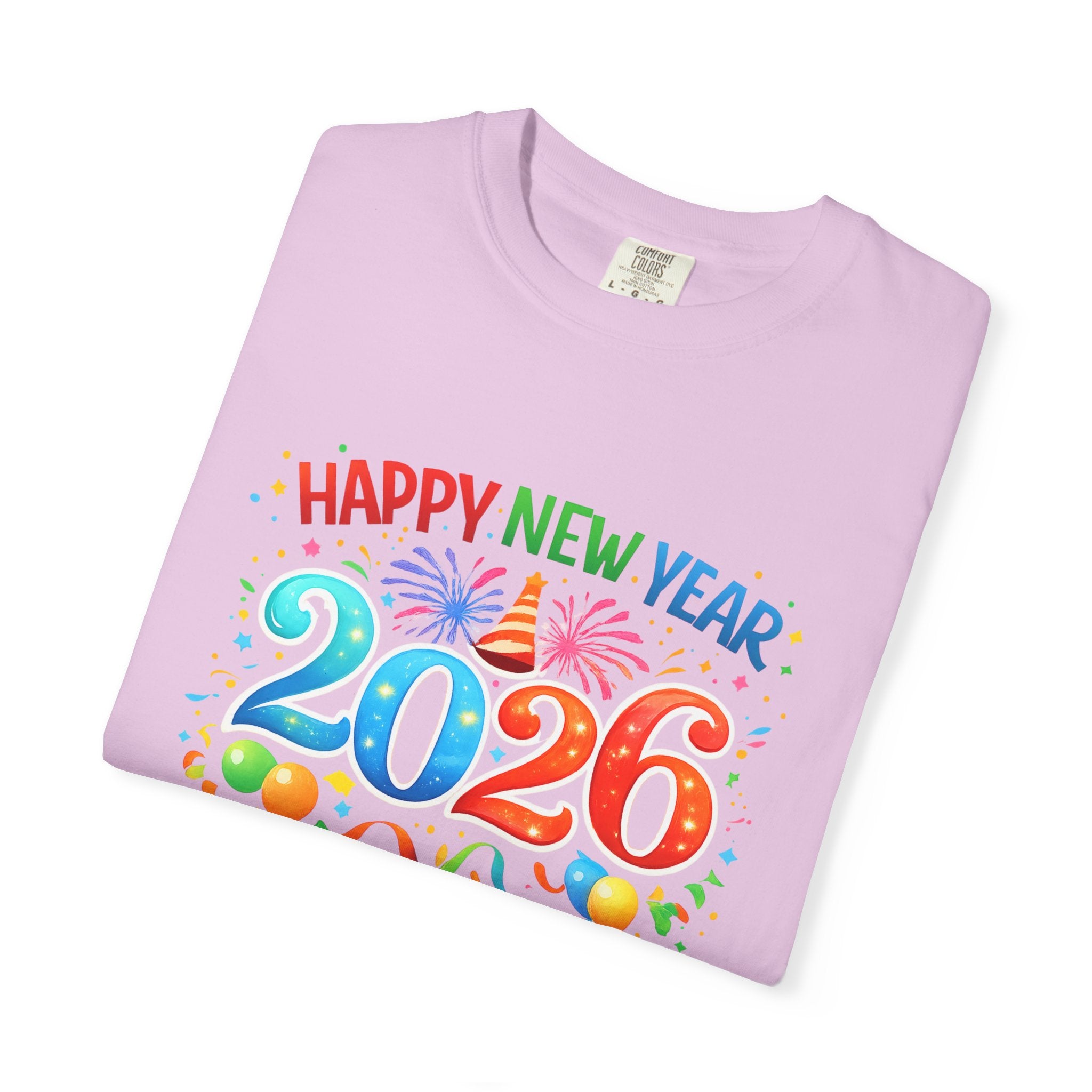 Happy New Year 2026 Family Shirts, Matching New Year Crew Tees, Mom Dad Kids Toddler Baby, NYE Party Outfit, Unisex