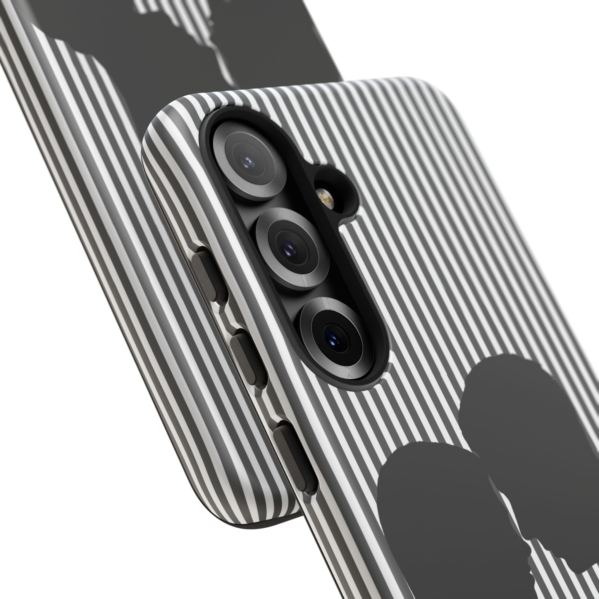 Silhouette Couple Phone Case | Galentines Day Striped Black and white phone case, Stripe Iphone case - Iphone, Samsung and Pixel Mobile case