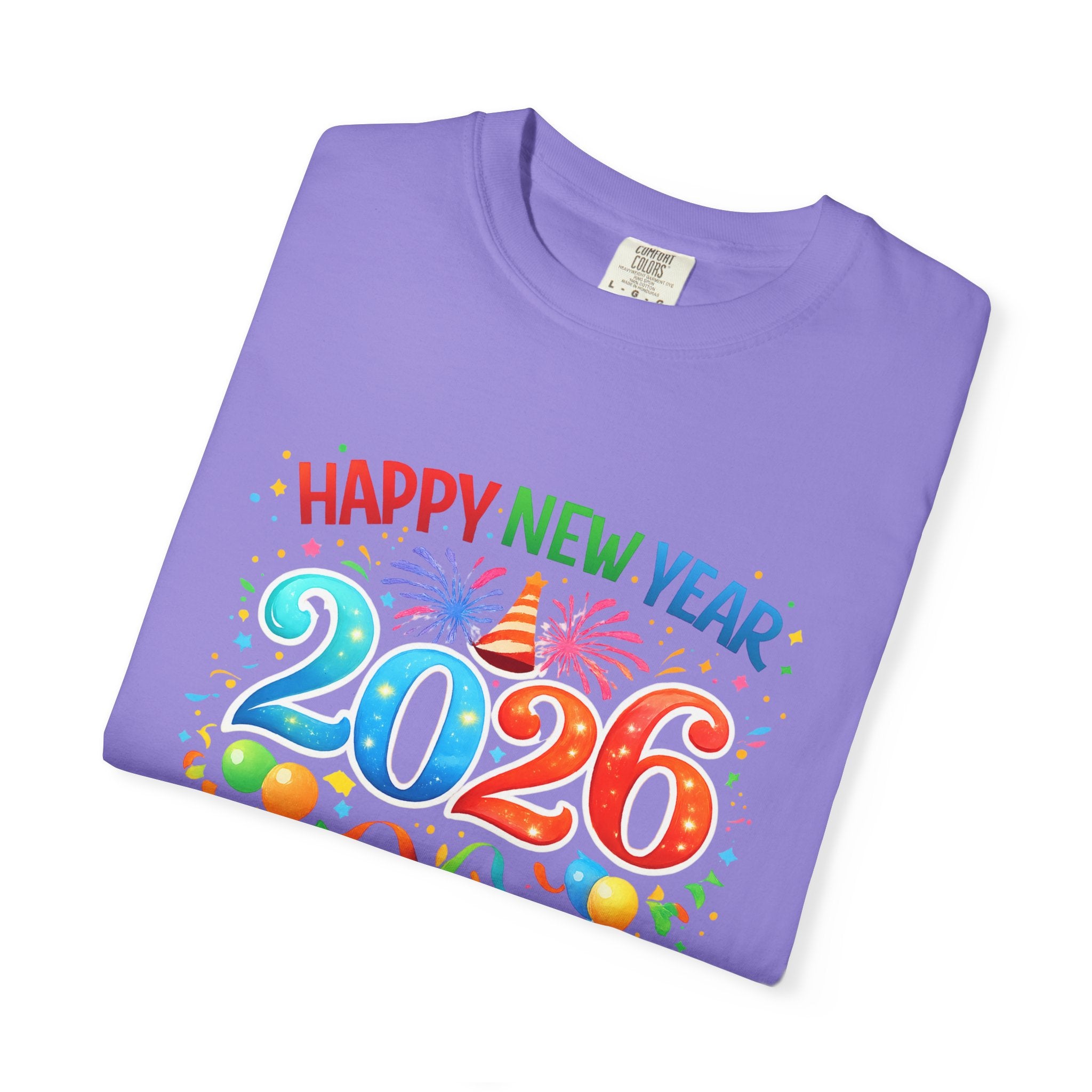 Happy New Year 2026 Family Shirts, Matching New Year Crew Tees, Mom Dad Kids Toddler Baby, NYE Party Outfit, Unisex