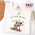 Out to Break Some Hearts Shirt, Funny Valentines Frog Tee, Inappropriate Aba Shirt, Offensive Stupid Unwearable T-Shirt
