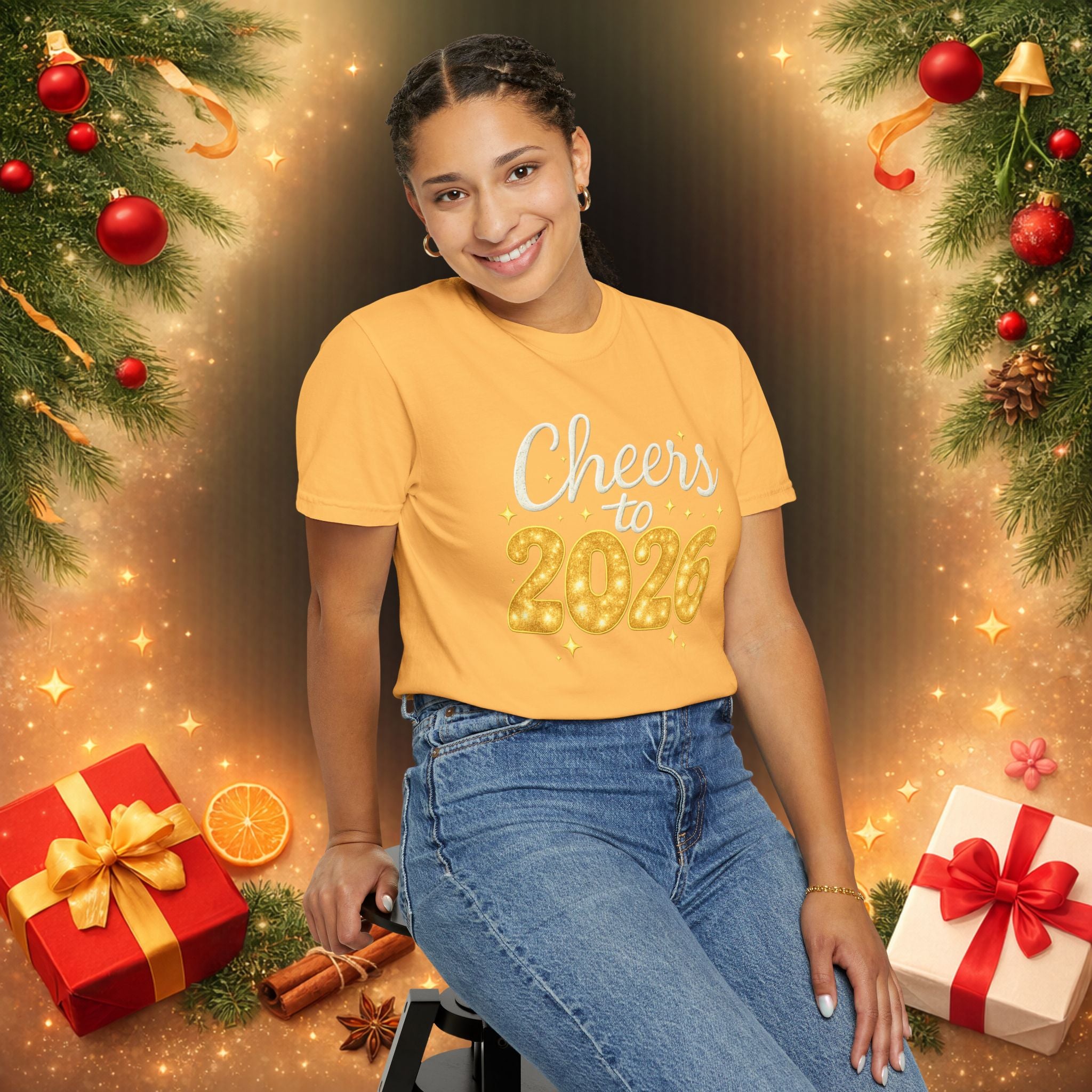 Cheers to 2026 Shirt, Happy New Year 2026 T Shirt, New Years Eve Party Tee, Holiday Xmas Party Top, New Year Gift Tee