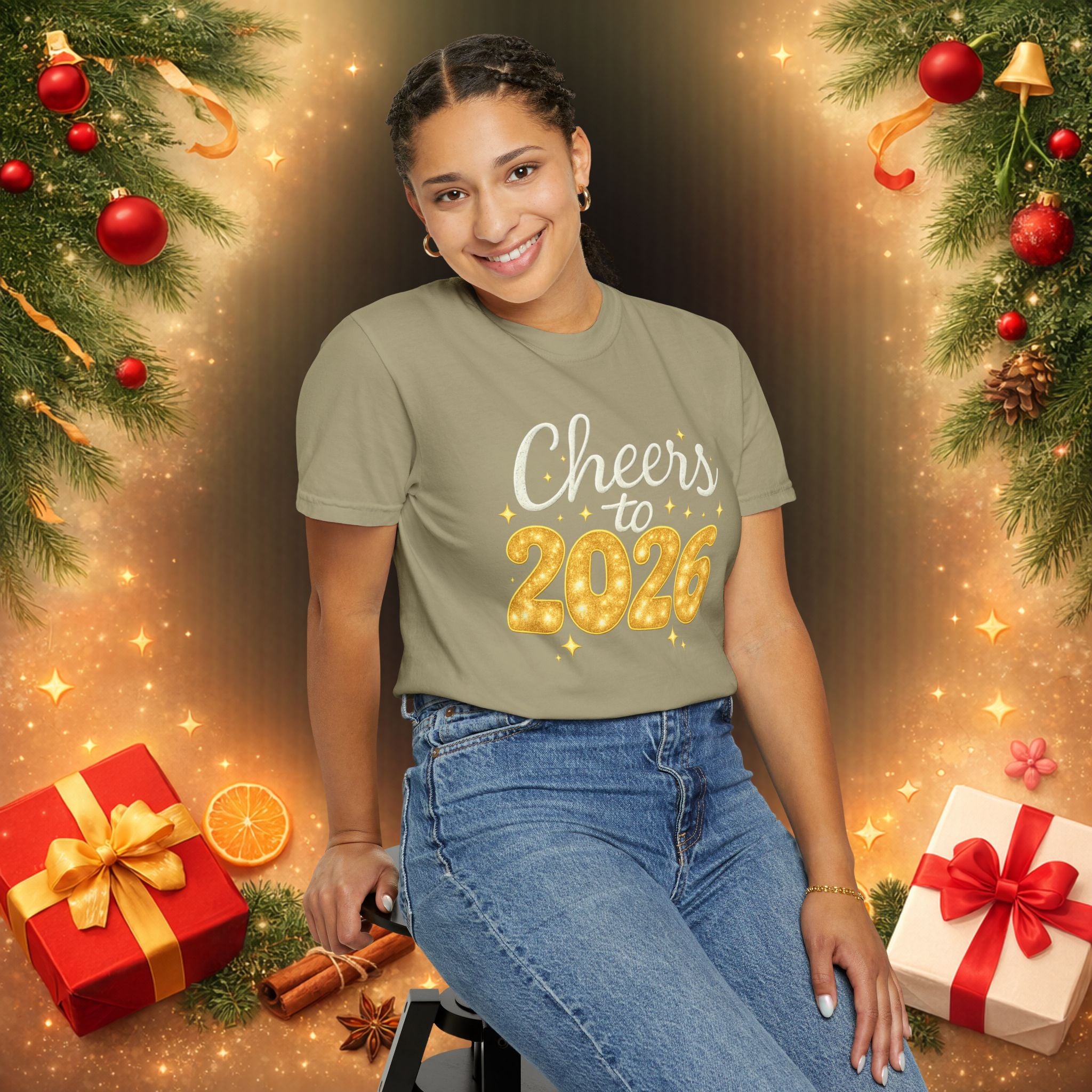 Cheers to 2026 Shirt, Happy New Year 2026 T Shirt, New Years Eve Party Tee, Holiday Xmas Party Top, New Year Gift Tee