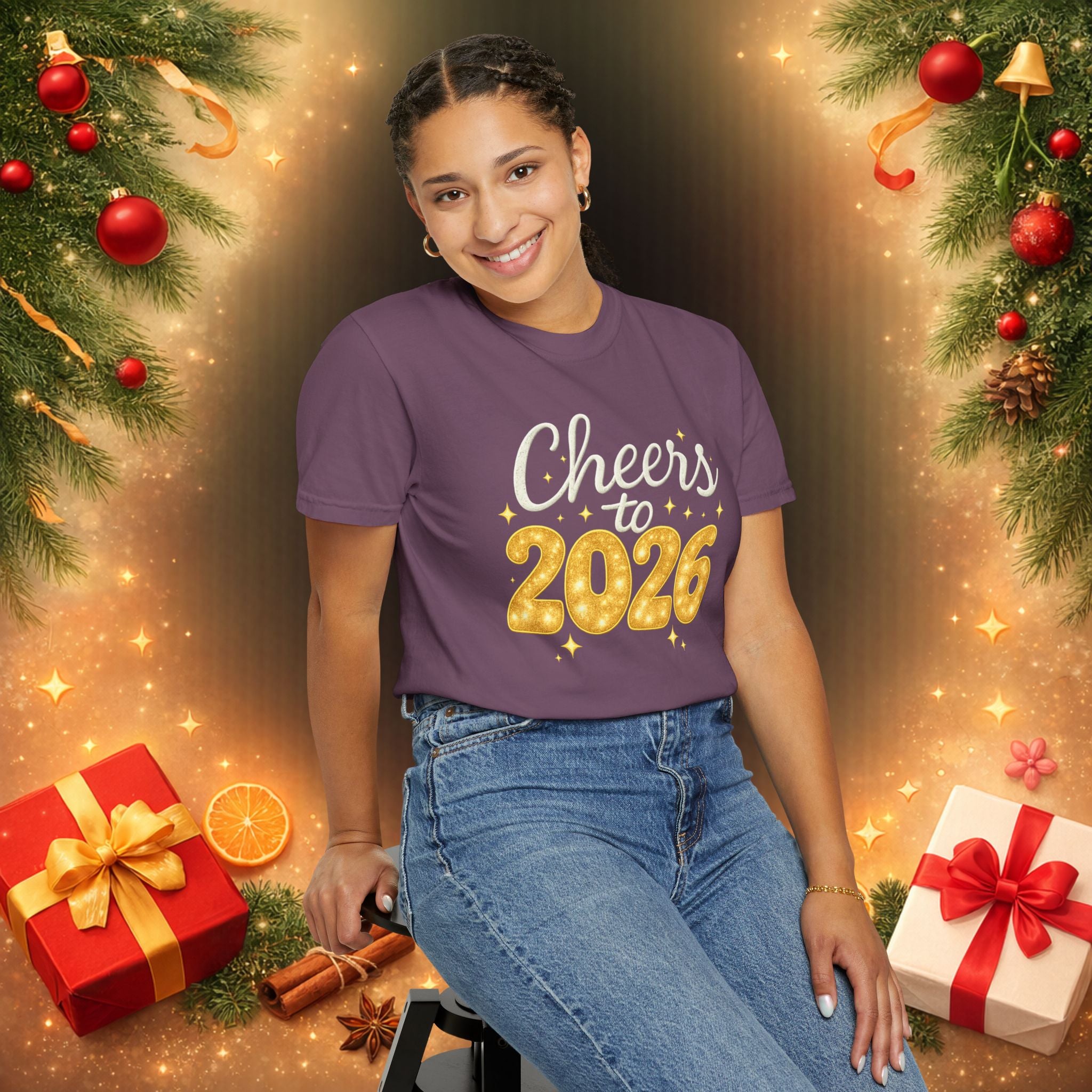Cheers to 2026 Shirt, Happy New Year 2026 T Shirt, New Years Eve Party Tee, Holiday Xmas Party Top, New Year Gift Tee