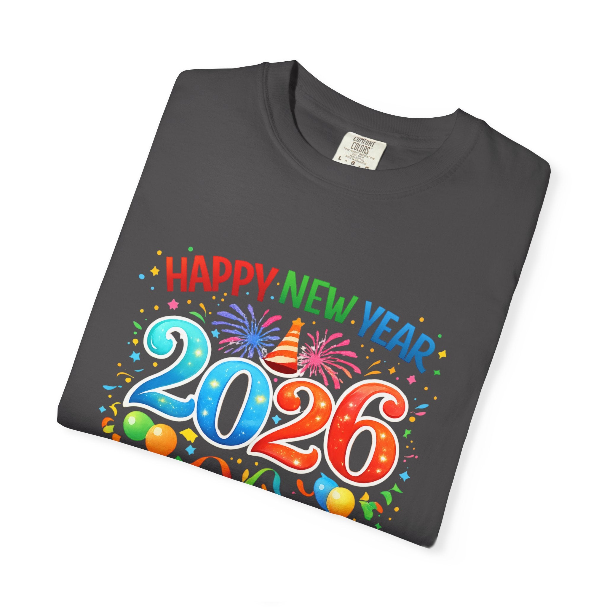 Happy New Year 2026 Family Shirts, Matching New Year Crew Tees, Mom Dad Kids Toddler Baby, NYE Party Outfit, Unisex