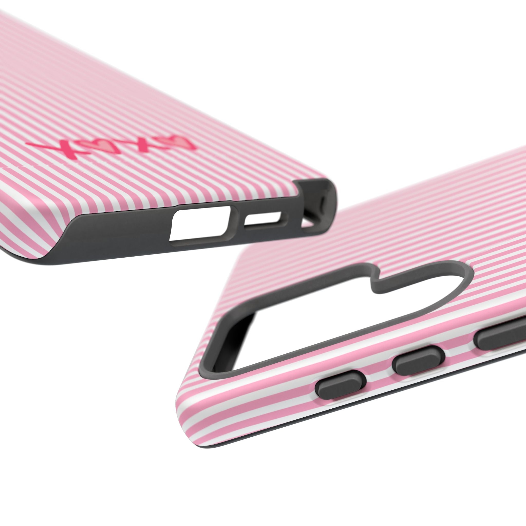 Galentines Day Pink Striped Lines phone case, Pink Stripe Iphone case | Tough Cases - Iphone, Samsung and Pixel Mobile cases