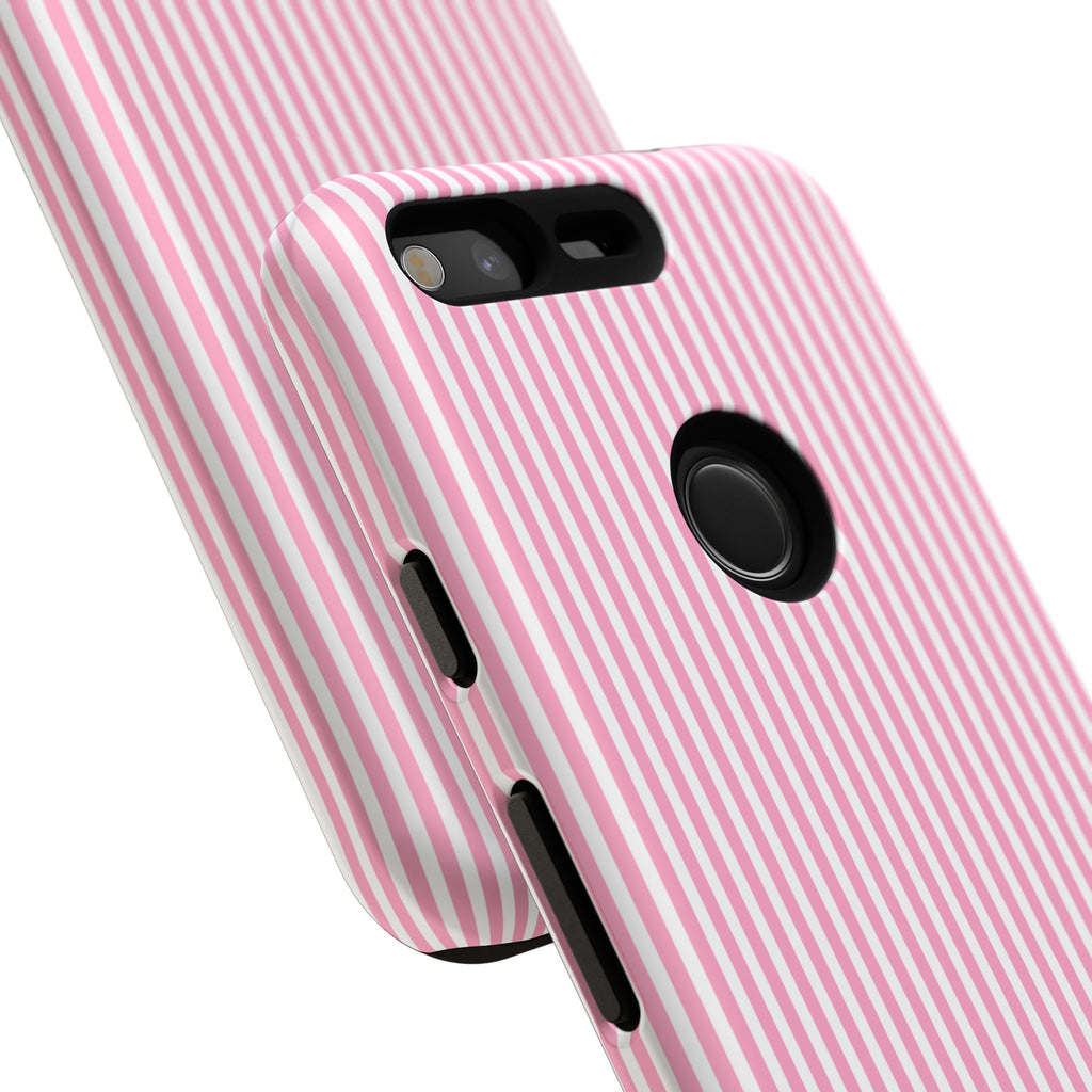 Galentines Day Pink Striped Lines phone case, Pink Stripe Iphone case | Tough Cases - Iphone, Samsung and Pixel Mobile cases