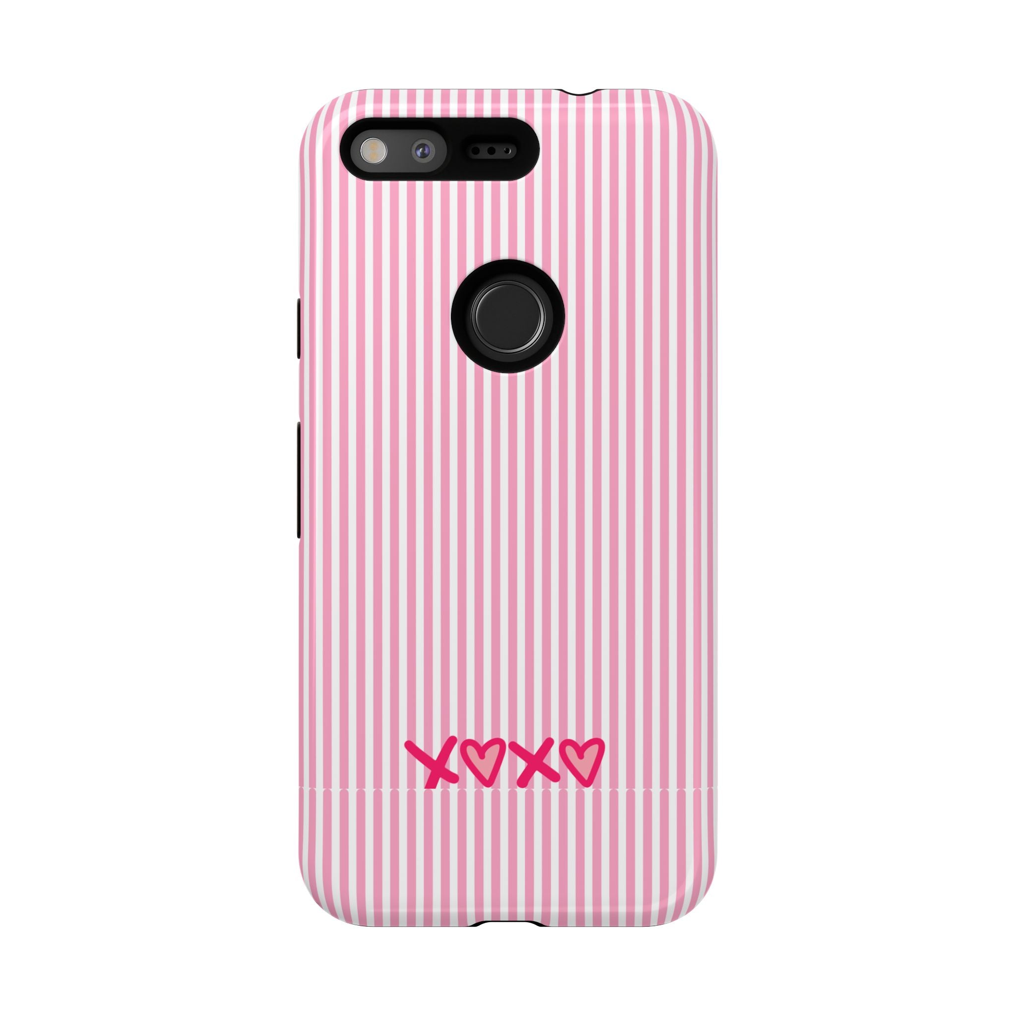 Galentines Day Pink Striped Lines phone case, Pink Stripe Iphone case | Tough Cases - Iphone, Samsung and Pixel Mobile cases