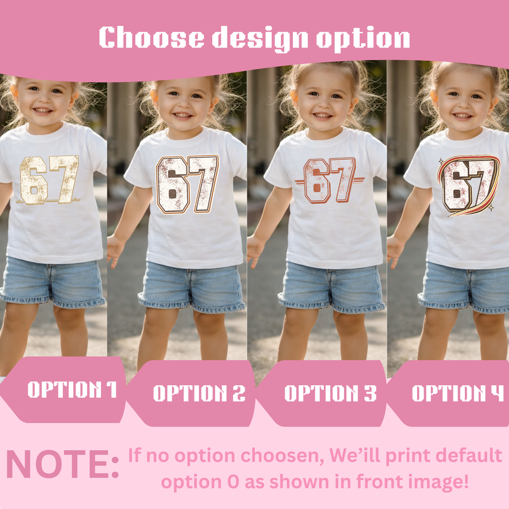 67 T-shirt - Comfort Colors Six Seven Shirt - Kids Meme Shirt - 6-7 Shirt