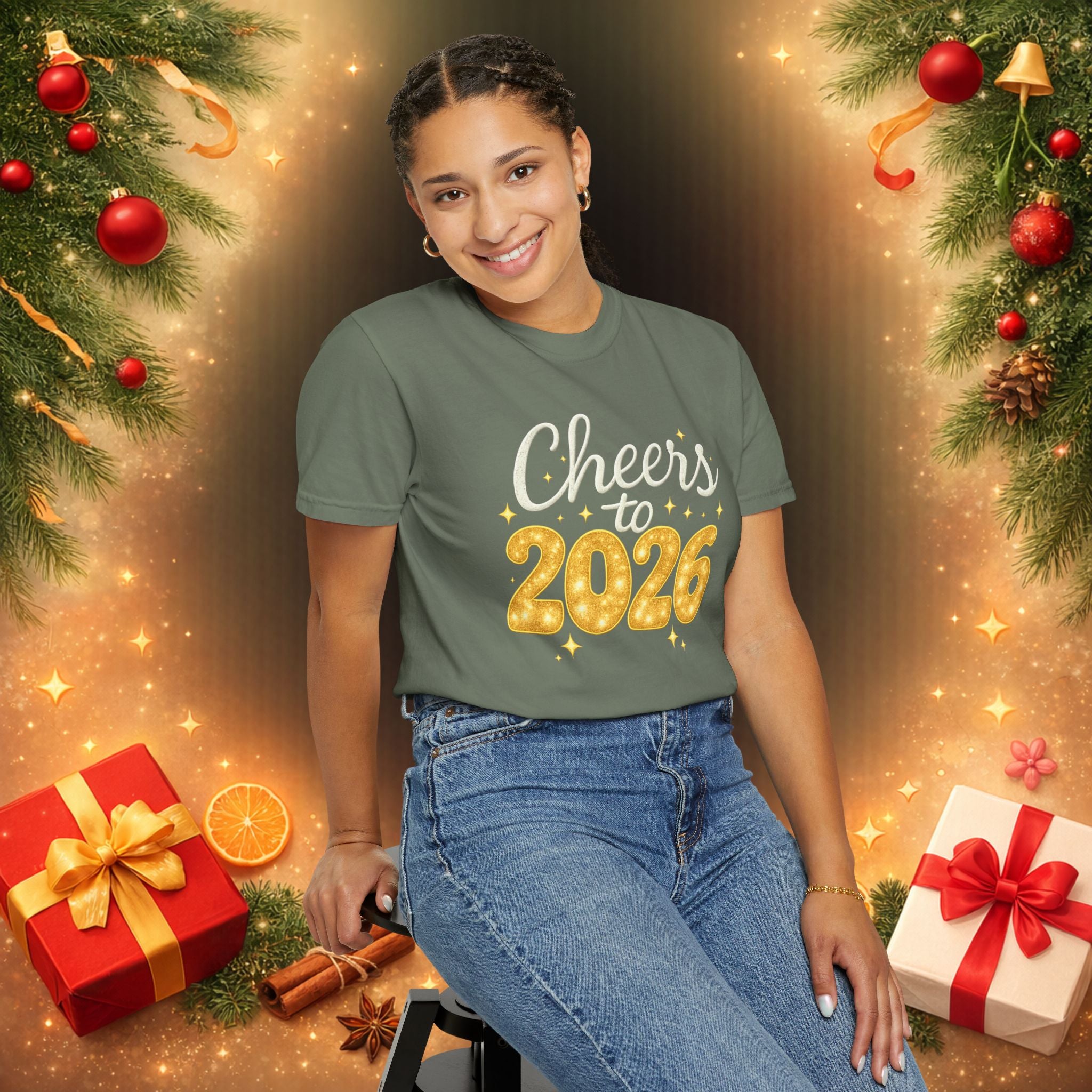 Cheers to 2026 Shirt, Happy New Year 2026 T Shirt, New Years Eve Party Tee, Holiday Xmas Party Top, New Year Gift Tee