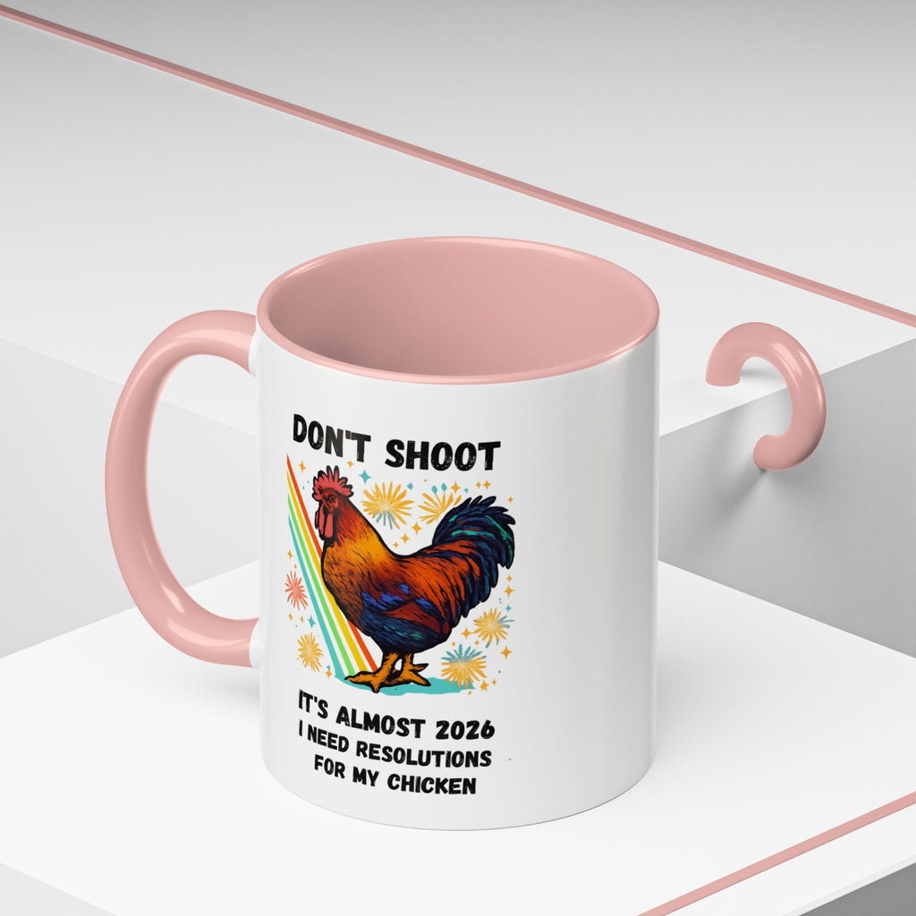 Dont Shoot 2026 Resolutions Mug, Funny Rooster Gamer Mug, Arc Raiders Inspired 11/15oz Coffee Mug, Gift for Brother
