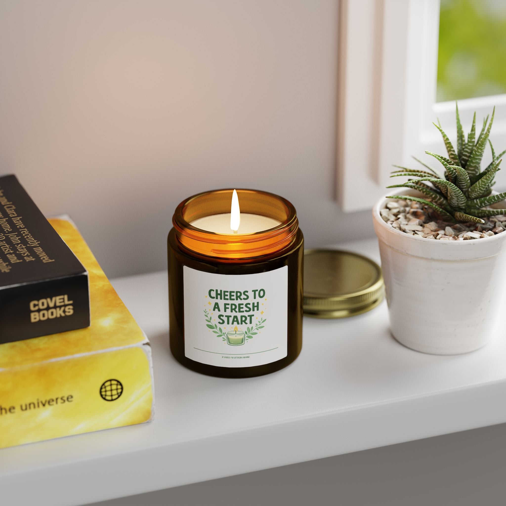 Cheers to 2026 Candle, New Year Soy Candle 9oz, Scented Jar Candle, New Years Eve Gift, Holiday Home Decor
