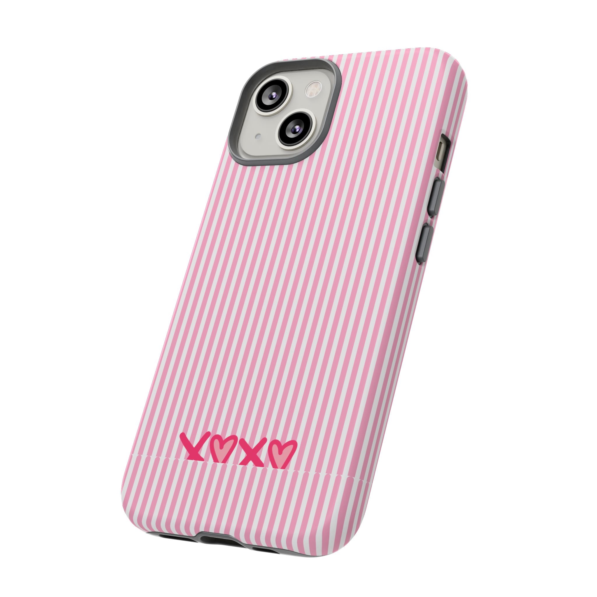 Galentines Day Pink Striped Lines phone case, Pink Stripe Iphone case | Tough Cases - Iphone, Samsung and Pixel Mobile cases