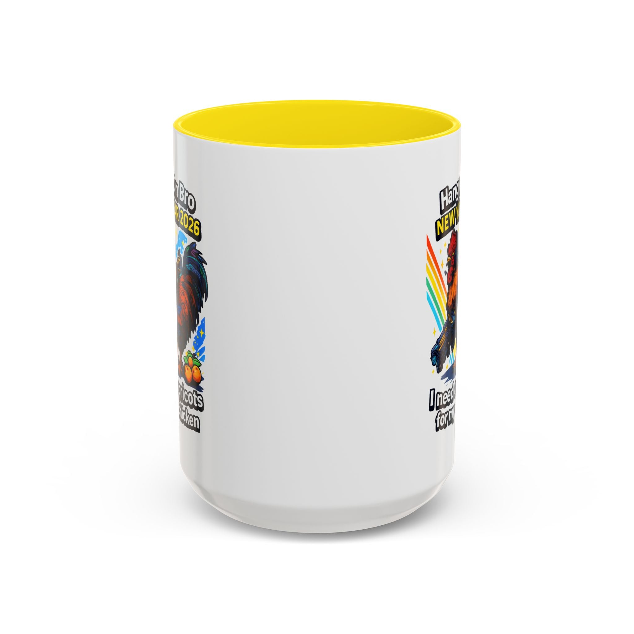Hang On Bro 2026 Apricots Mug, Funny Rooster Gamer Coffee Mug 15oz Accent Cup, Arc Raiders Inspired Gift for Brother