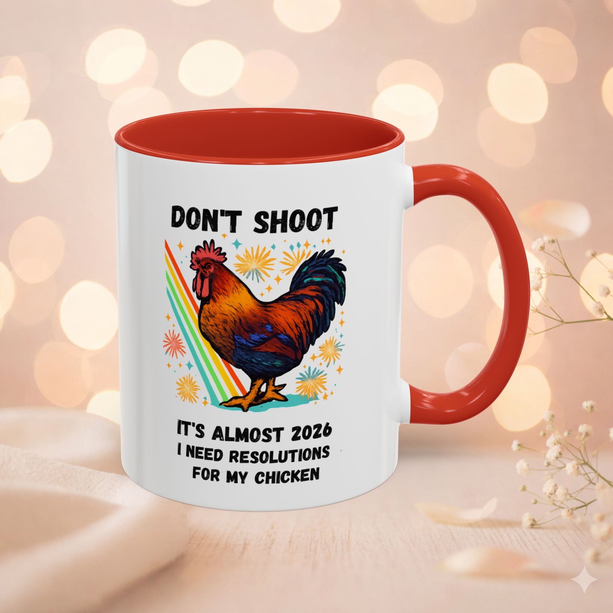 Dont Shoot 2026 Resolutions Mug, Funny Rooster Gamer Mug, Arc Raiders Inspired 11/15oz Coffee Mug, Gift for Brother