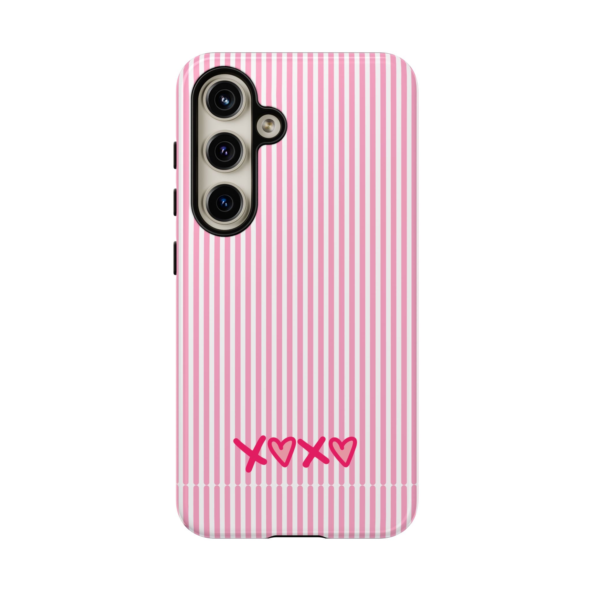 Galentines Day Pink Striped Lines phone case, Pink Stripe Iphone case | Tough Cases - Iphone, Samsung and Pixel Mobile cases