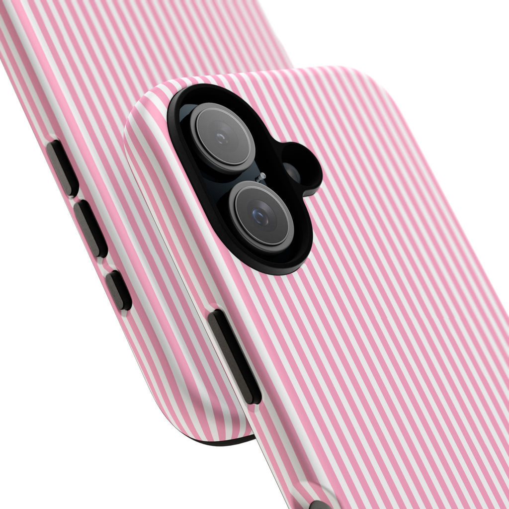 Galentines Day Pink Striped Lines phone case, Pink Stripe Iphone case | Tough Cases - Iphone, Samsung and Pixel Mobile cases