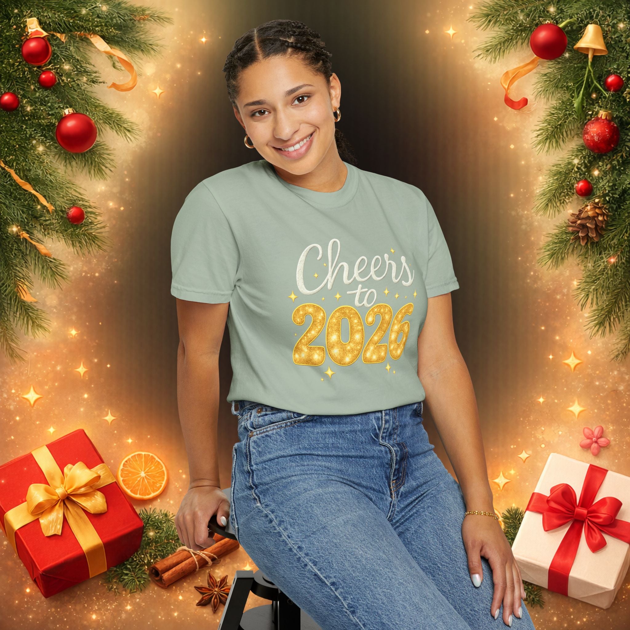 Cheers to 2026 Shirt, Happy New Year 2026 T Shirt, New Years Eve Party Tee, Holiday Xmas Party Top, New Year Gift Tee