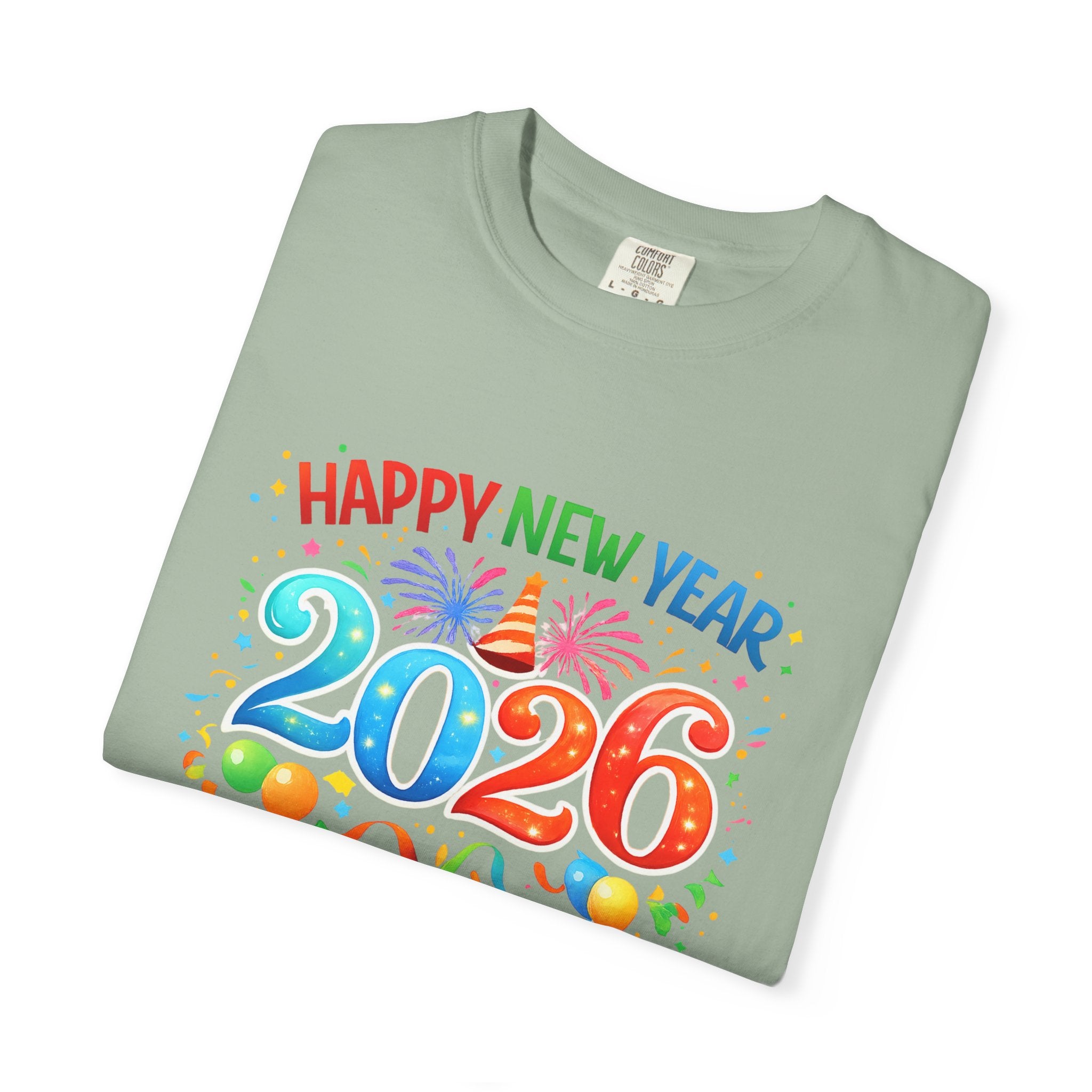 Happy New Year 2026 Family Shirts, Matching New Year Crew Tees, Mom Dad Kids Toddler Baby, NYE Party Outfit, Unisex