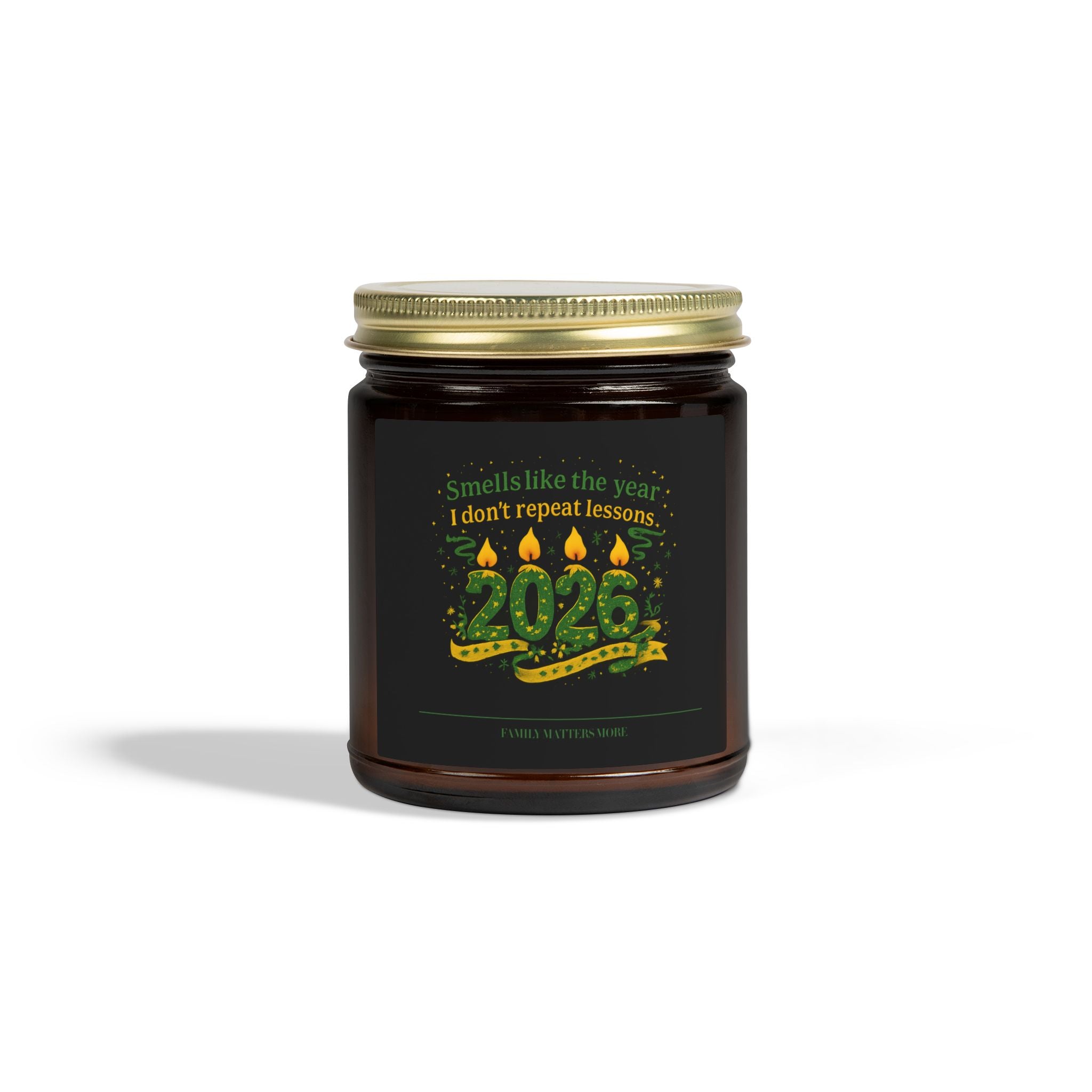 Smells Like The Year I Dont Repeat Lessons Candle, Funny 2026 New Year Soy Candle 4oz 9oz, Scented Jar, NYE Gift