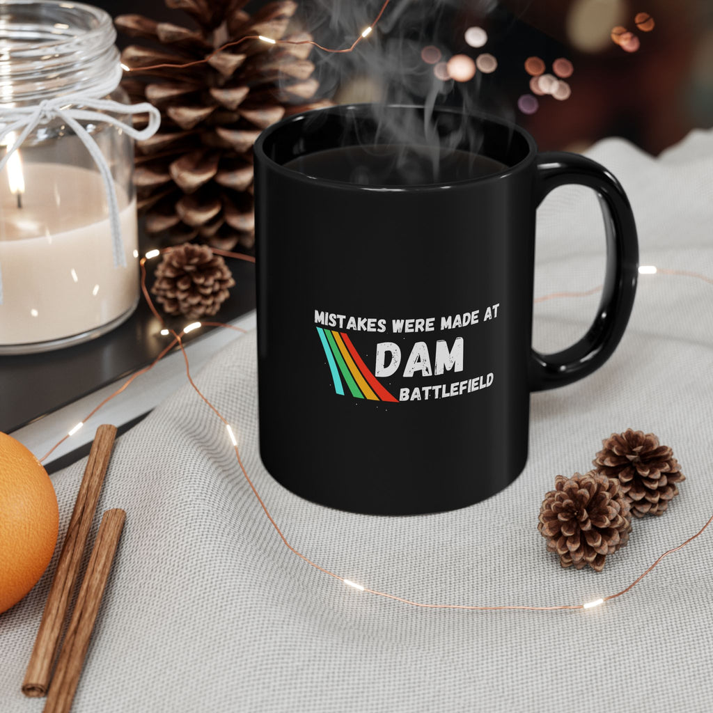 Arc Raider Inspired Mug, Mistakes Were Made At Dam Battlefield, Funny Gamer Coffee Mug 11oz 15oz, Gift for Brother