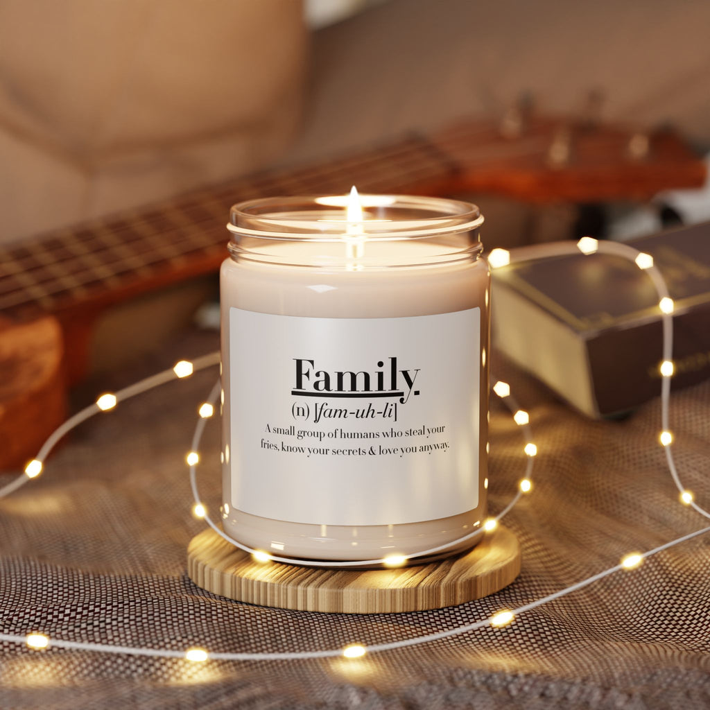 Family Definition Candle | Personalized Gift Candle | Family Reunion Gift | Mother's Day Gift | Home Decor | Family Christmas Gifts