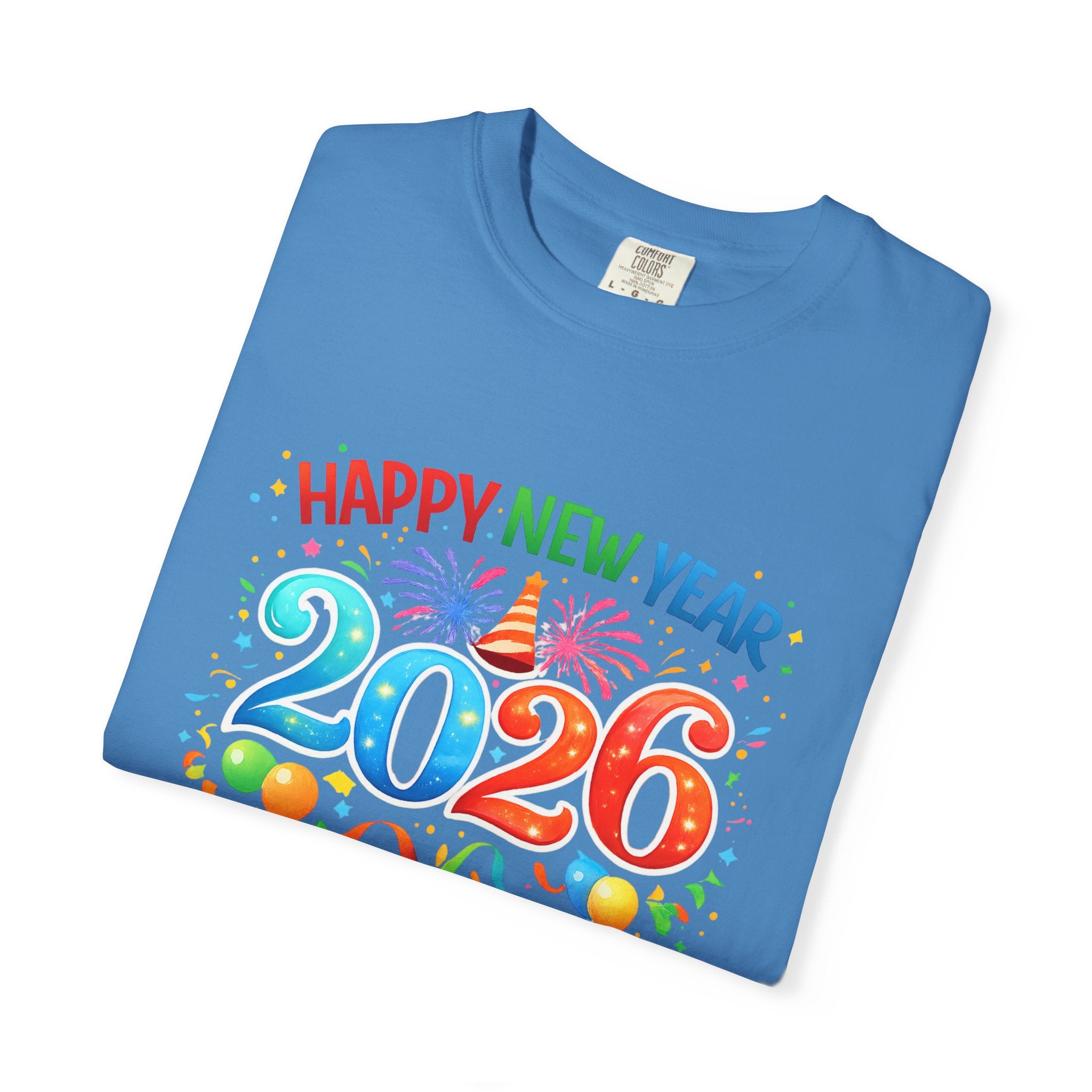 Happy New Year 2026 Family Shirts, Matching New Year Crew Tees, Mom Dad Kids Toddler Baby, NYE Party Outfit, Unisex