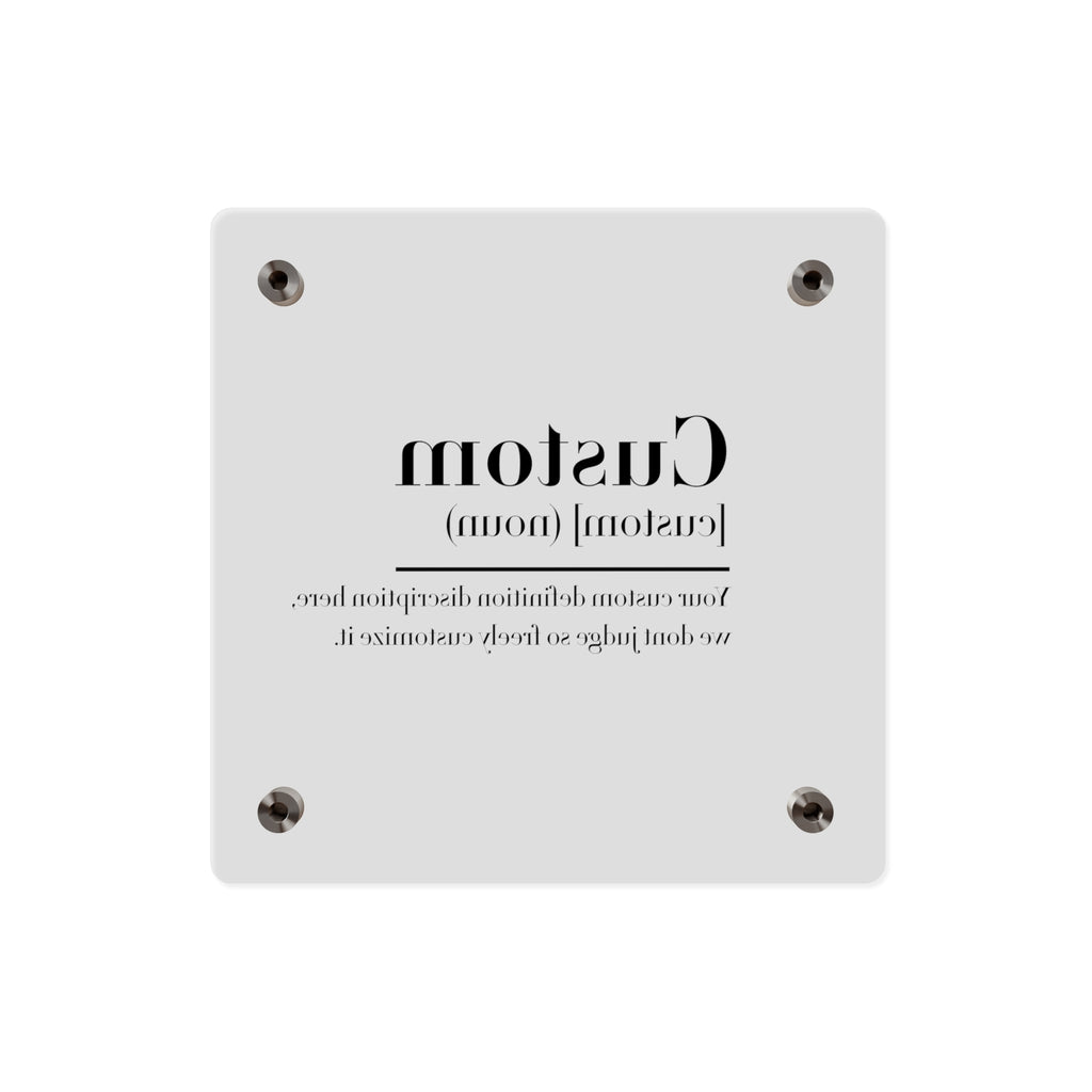 Custom Quote Definition Acrylic Wall Art Panel | Personalizable Quote Definition Acrylic Wall Art, Cutsom qoutation wall art hanging panel