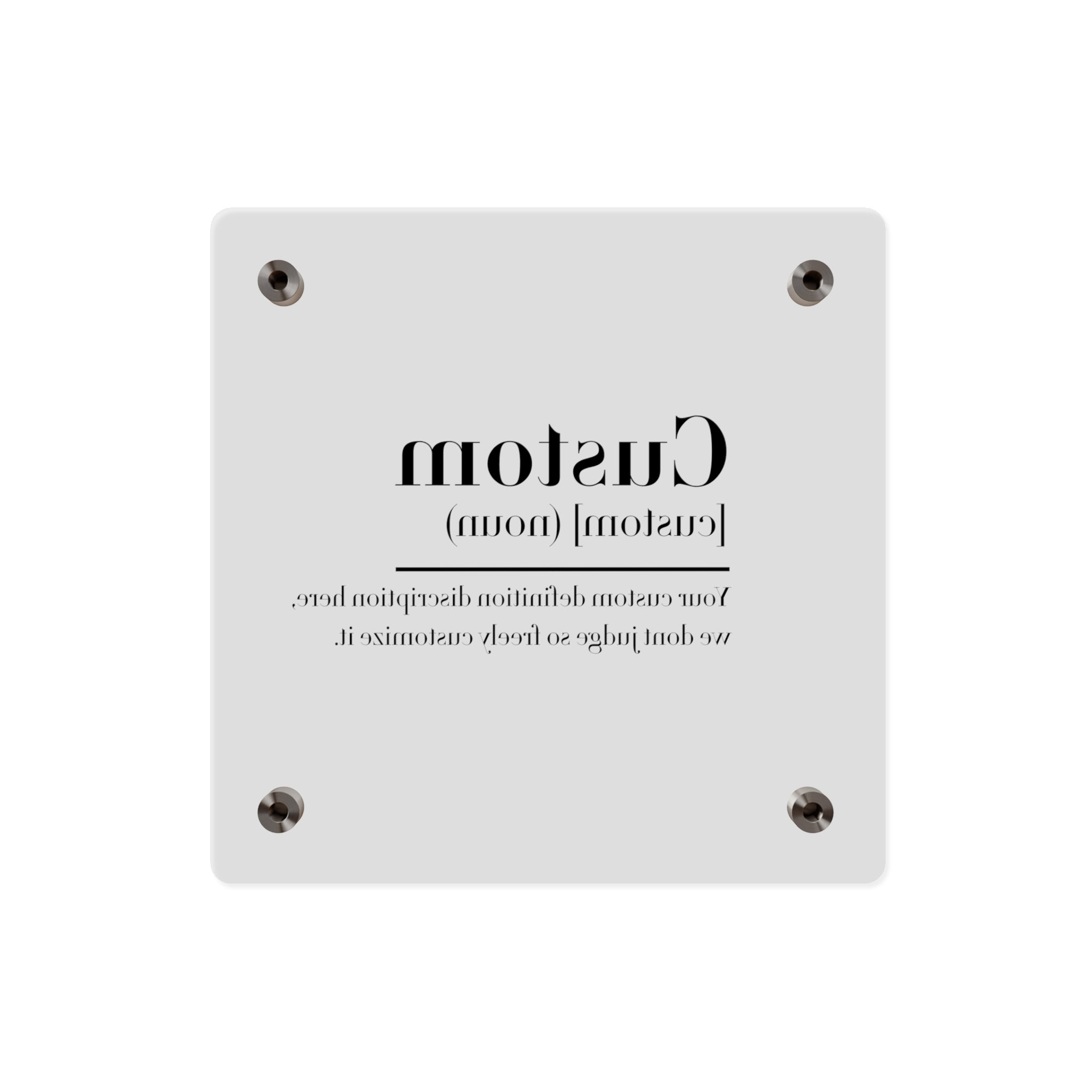 Custom Quote Definition Acrylic Wall Art Panel | Personalizable Quote Definition Acrylic Wall Art, Cutsom qoutation wall art hanging panel