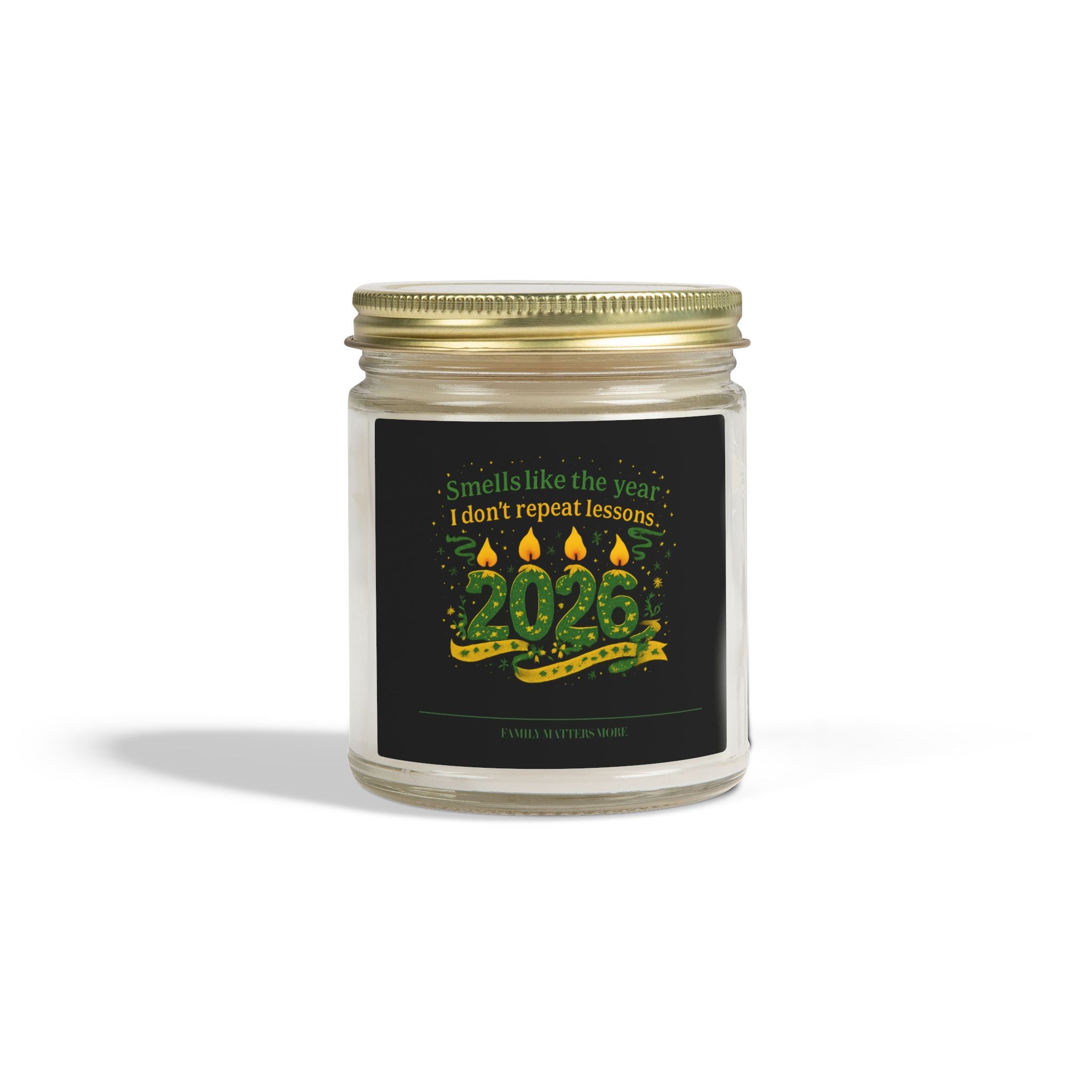 Smells Like The Year I Dont Repeat Lessons Candle, Funny 2026 New Year Soy Candle 4oz 9oz, Scented Jar, NYE Gift