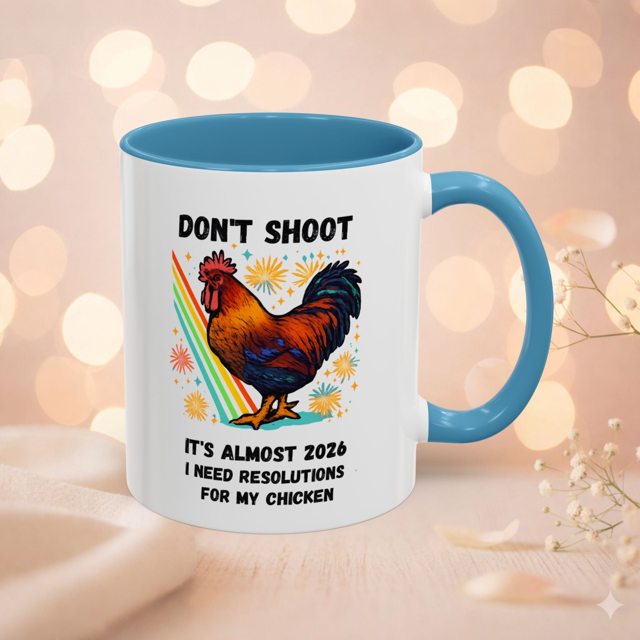 Dont Shoot 2026 Resolutions Mug, Funny Rooster Gamer Mug, Arc Raiders Inspired 11/15oz Coffee Mug, Gift for Brother