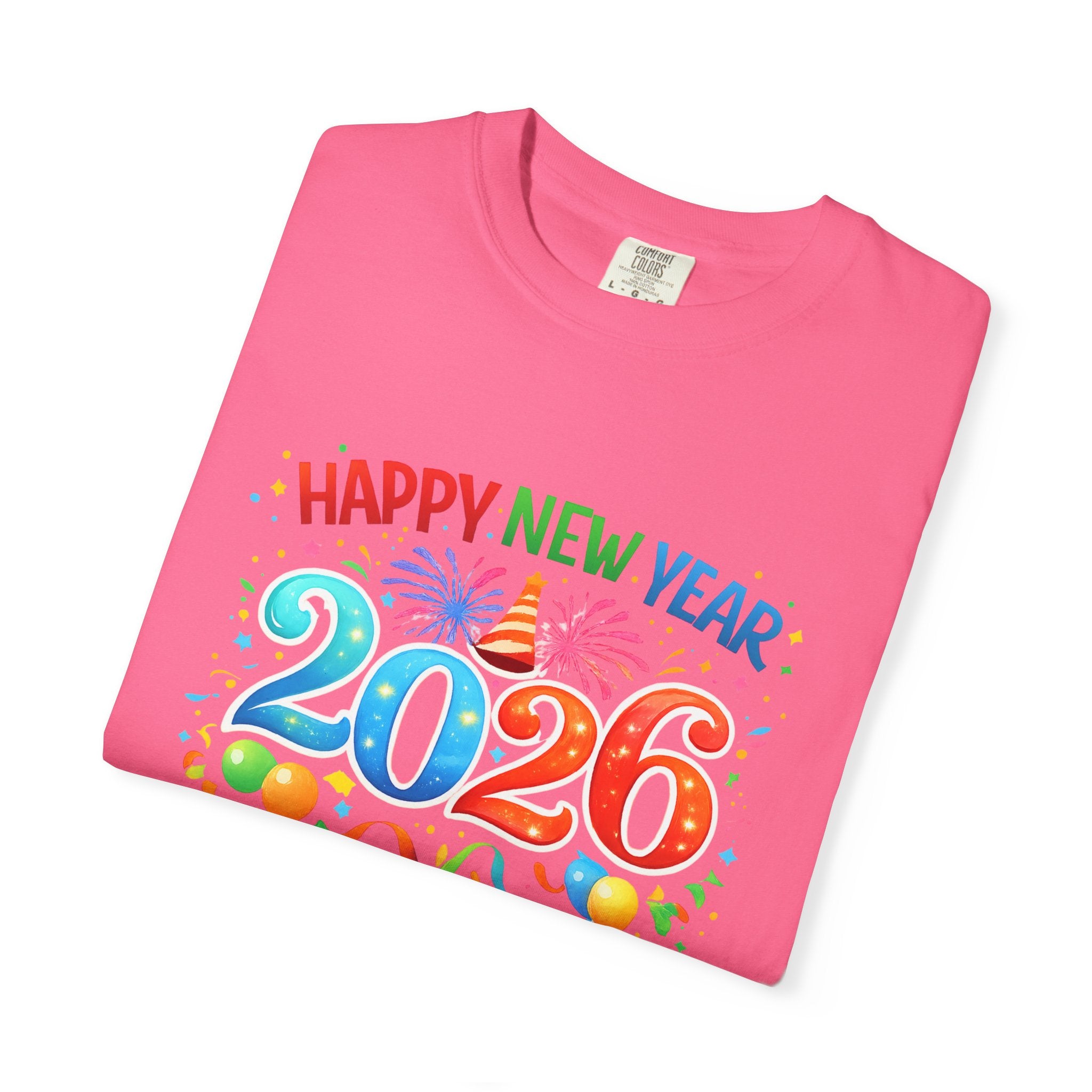 Happy New Year 2026 Family Shirts, Matching New Year Crew Tees, Mom Dad Kids Toddler Baby, NYE Party Outfit, Unisex