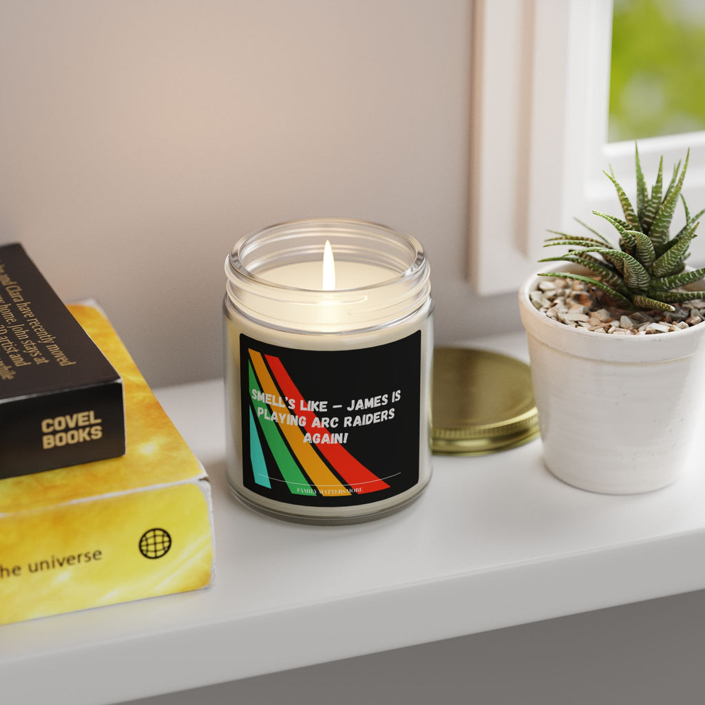 Custom Arc Raiders Candle, Smells Like (Name) Is Playing Arc Raiders Again, Funny Gamer Gift, Personalized 11-15oz Scented Candle
