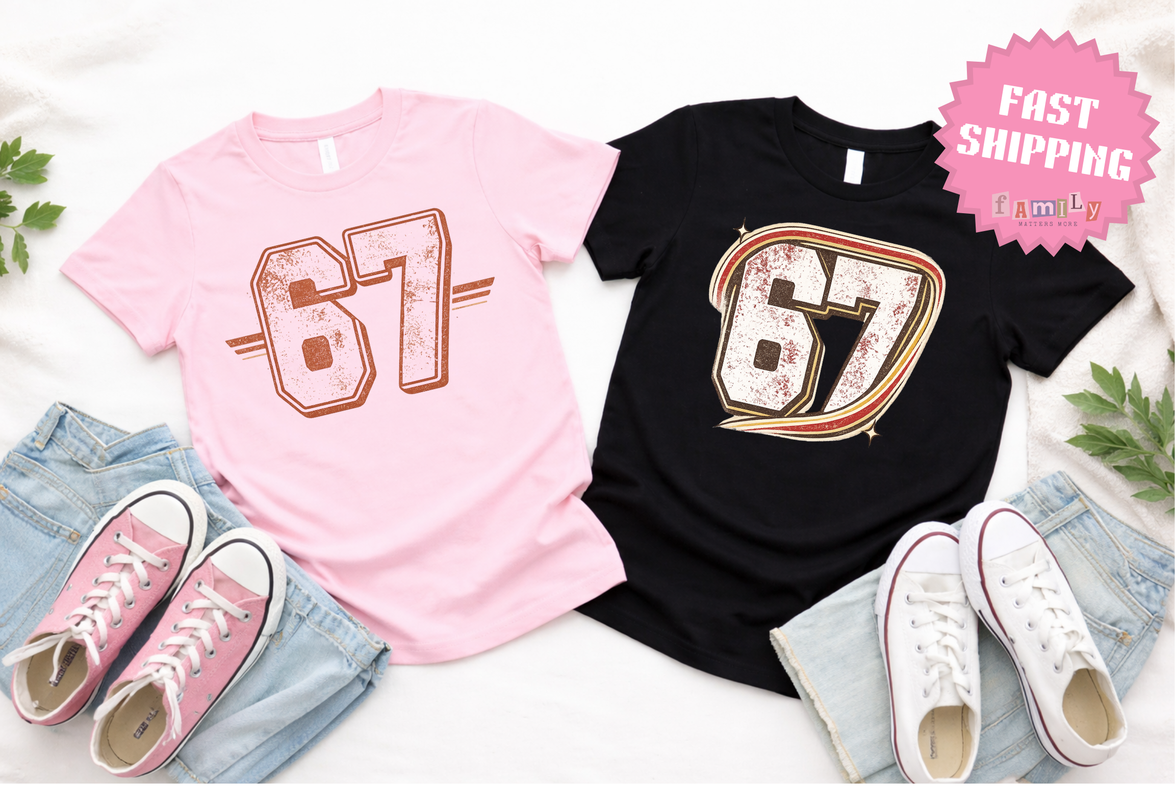 67 T-shirt - Comfort Colors Six Seven Shirt - Kids Meme Shirt - 6-7 Shirt