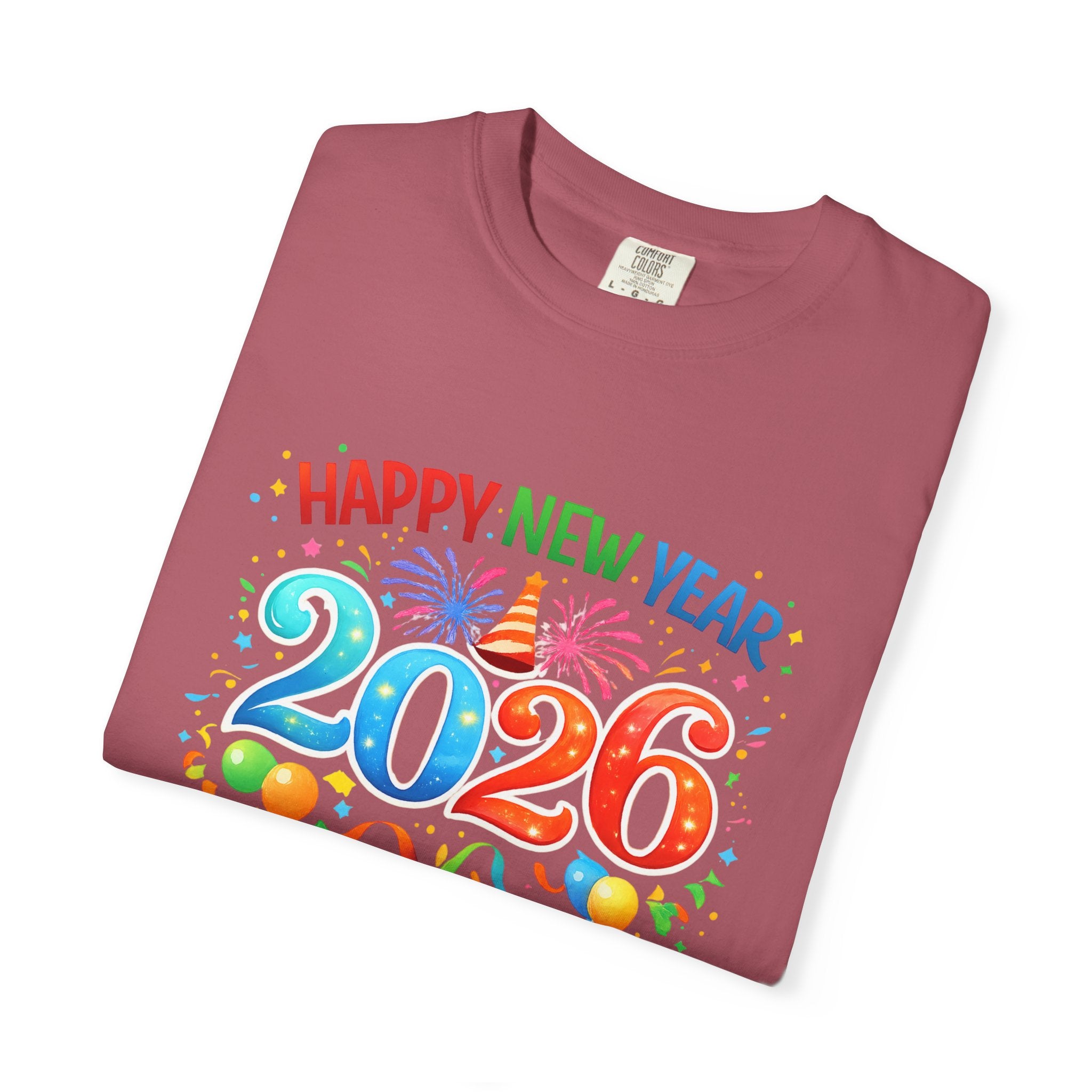 Happy New Year 2026 Family Shirts, Matching New Year Crew Tees, Mom Dad Kids Toddler Baby, NYE Party Outfit, Unisex