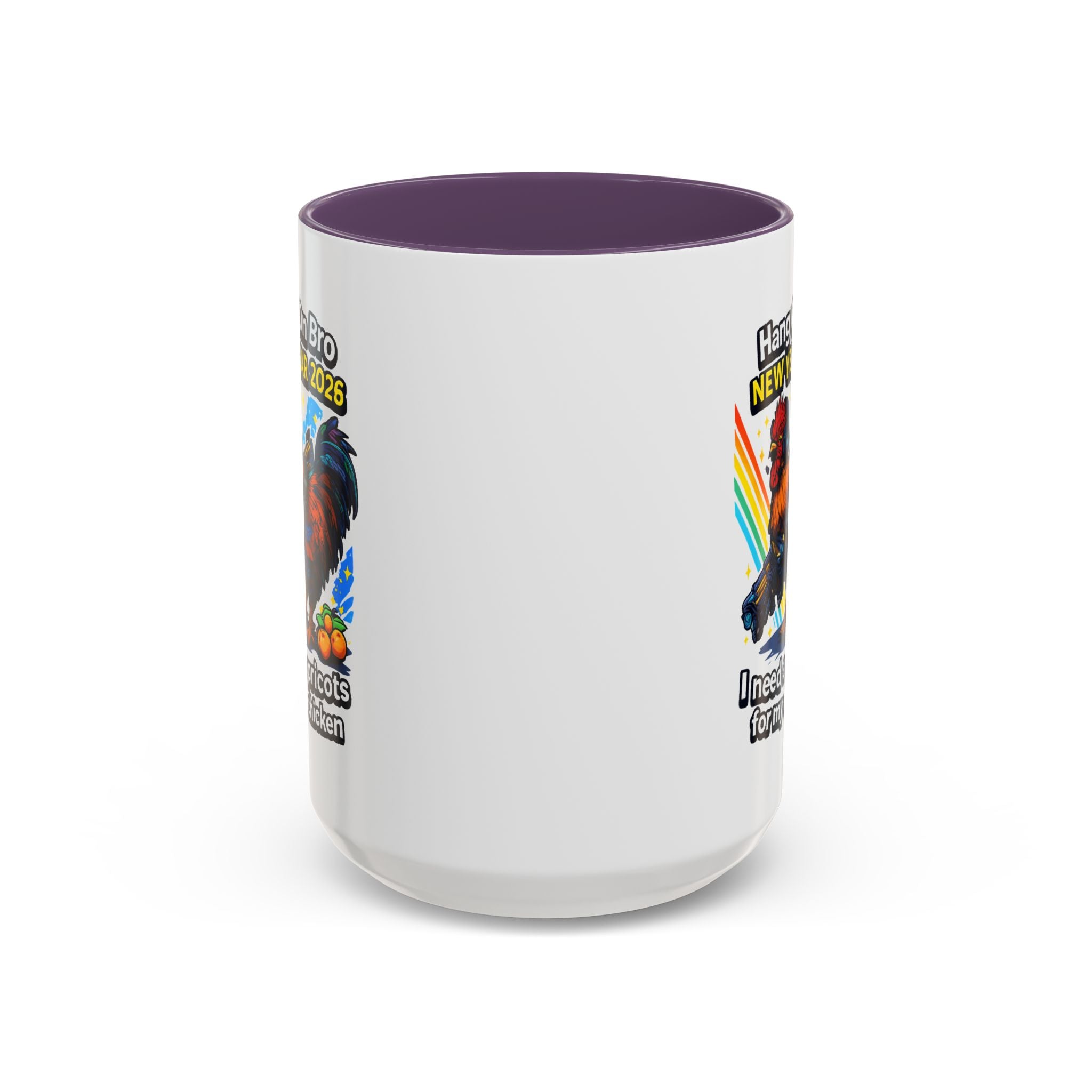 Hang On Bro 2026 Apricots Mug, Funny Rooster Gamer Coffee Mug 15oz Accent Cup, Arc Raiders Inspired Gift for Brother