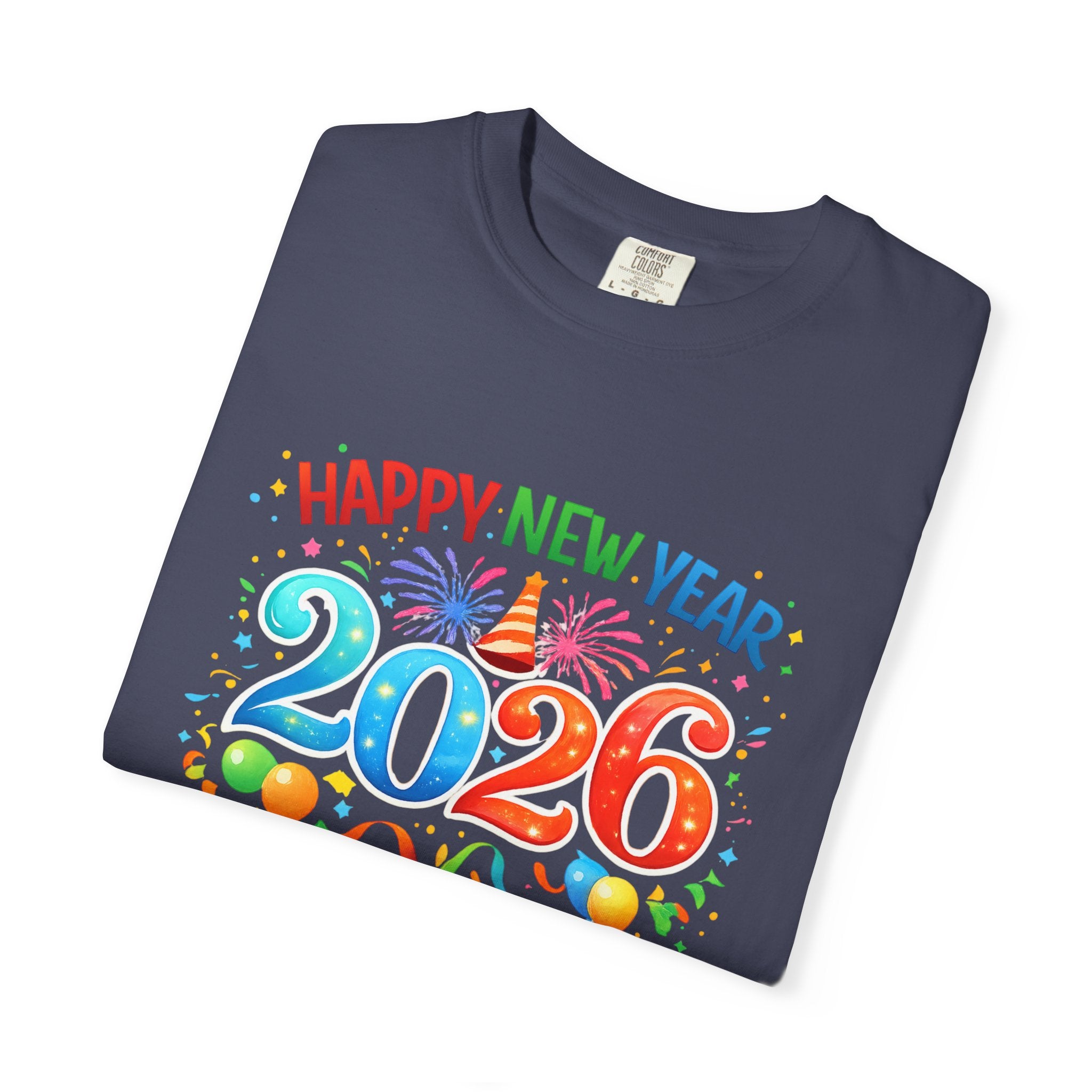 Happy New Year 2026 Family Shirts, Matching New Year Crew Tees, Mom Dad Kids Toddler Baby, NYE Party Outfit, Unisex