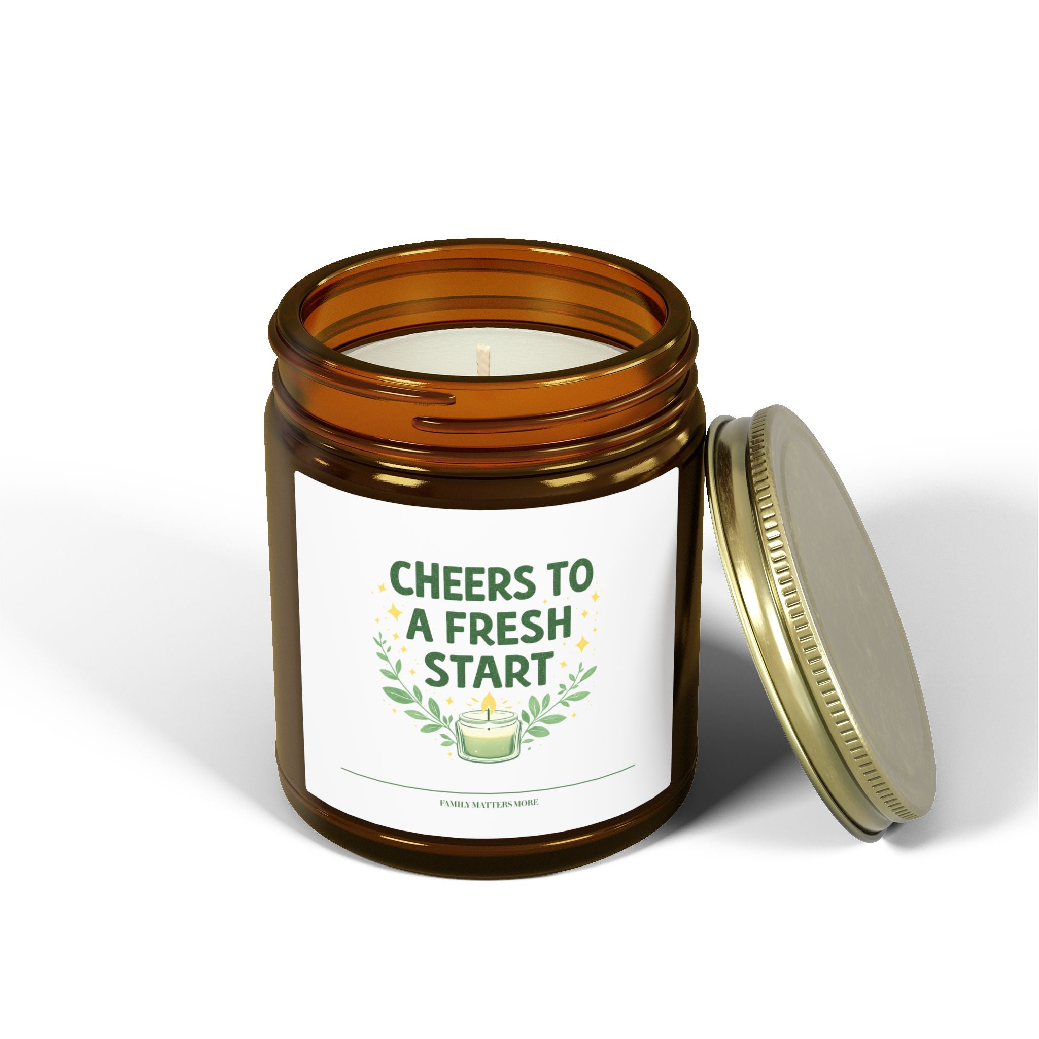 Cheers to 2026 Candle, New Year Soy Candle 9oz, Scented Jar Candle, New Years Eve Gift, Holiday Home Decor