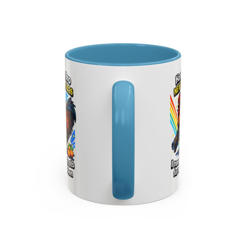 Hang On Bro 2026 Apricots Mug, Funny Rooster Gamer Coffee Mug 15oz Accent Cup, Arc Raiders Inspired Gift for Brother