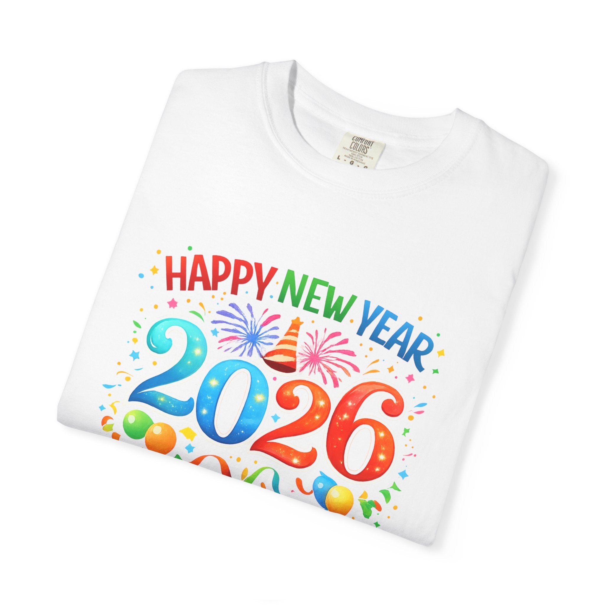 Happy New Year 2026 Family Shirts, Matching New Year Crew Tees, Mom Dad Kids Toddler Baby, NYE Party Outfit, Unisex