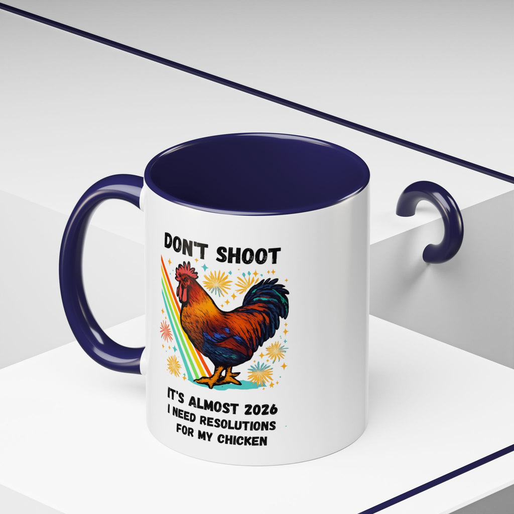 Dont Shoot 2026 Resolutions Mug, Funny Rooster Gamer Mug, Arc Raiders Inspired 11/15oz Coffee Mug, Gift for Brother