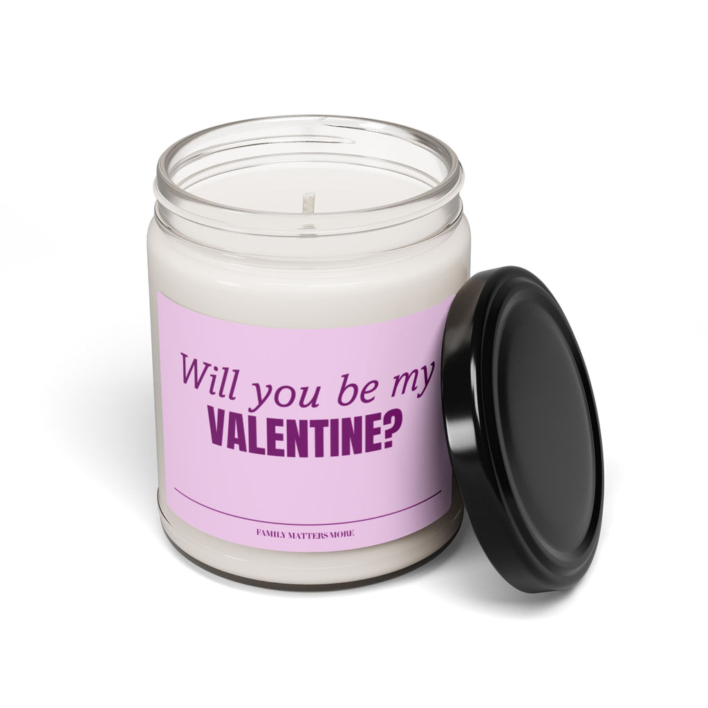 Will You Be My Valentine? | Valentines Day Gift Ideas | Handmade Valentine's Day Gift for Him or Her Candles - 9ox Scented Candle