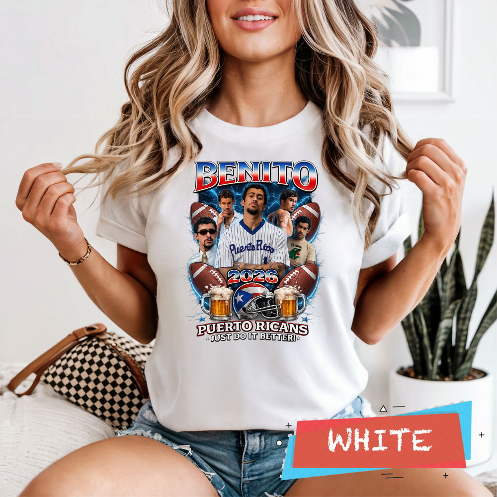 Benito 2026 Puerto Ricans Shirt, Funny Super Bowl Party Tee, Comfort Colors, Inappropriate Aba Shirt, Offensive Stupid Unwearable Tee