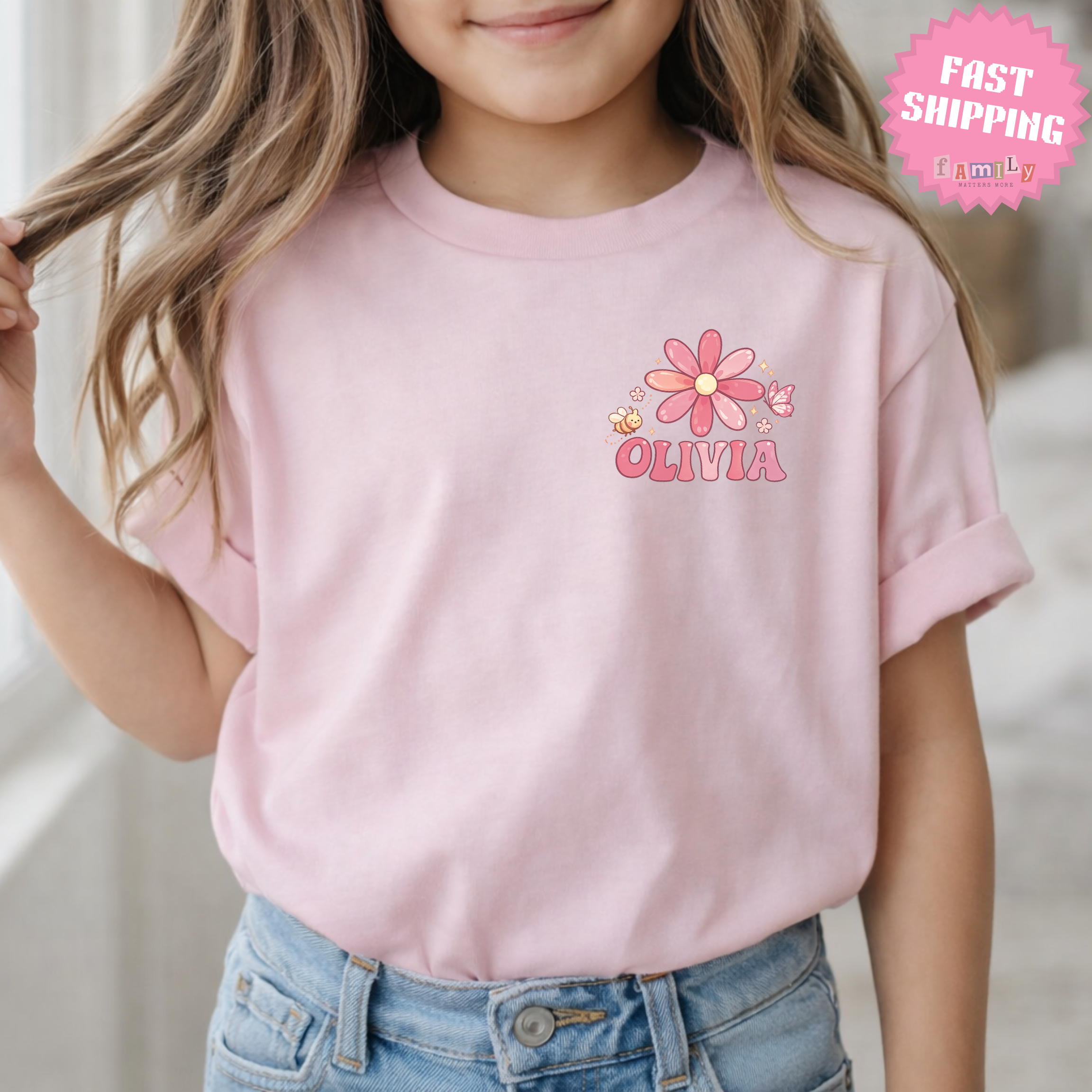 Personalized In My Flower Girl Era Shirt, Flower Girl Shirt, Wedding Party Kids Shirt, Bridal Party Shirt For Kids, Flower Girl Proposal Tee (Copy)