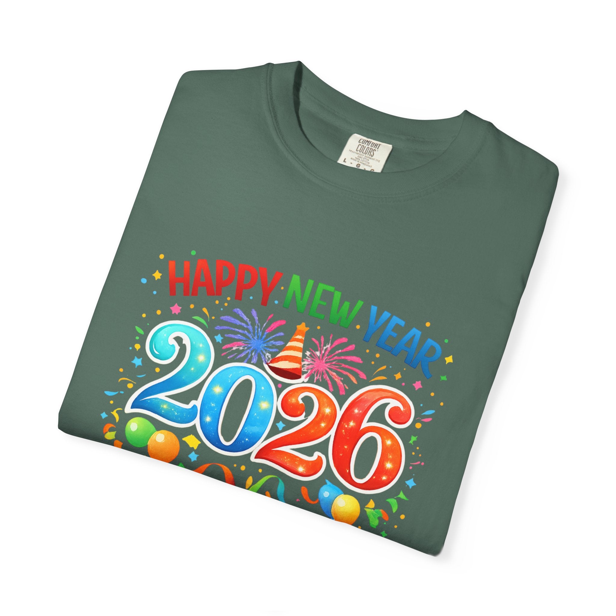 Happy New Year 2026 Family Shirts, Matching New Year Crew Tees, Mom Dad Kids Toddler Baby, NYE Party Outfit, Unisex
