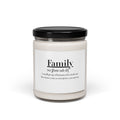 Family Definition Candle | Personalized Gift Candle | Family Reunion Gift | Mother's Day Gift | Home Decor | Family Christmas Gifts