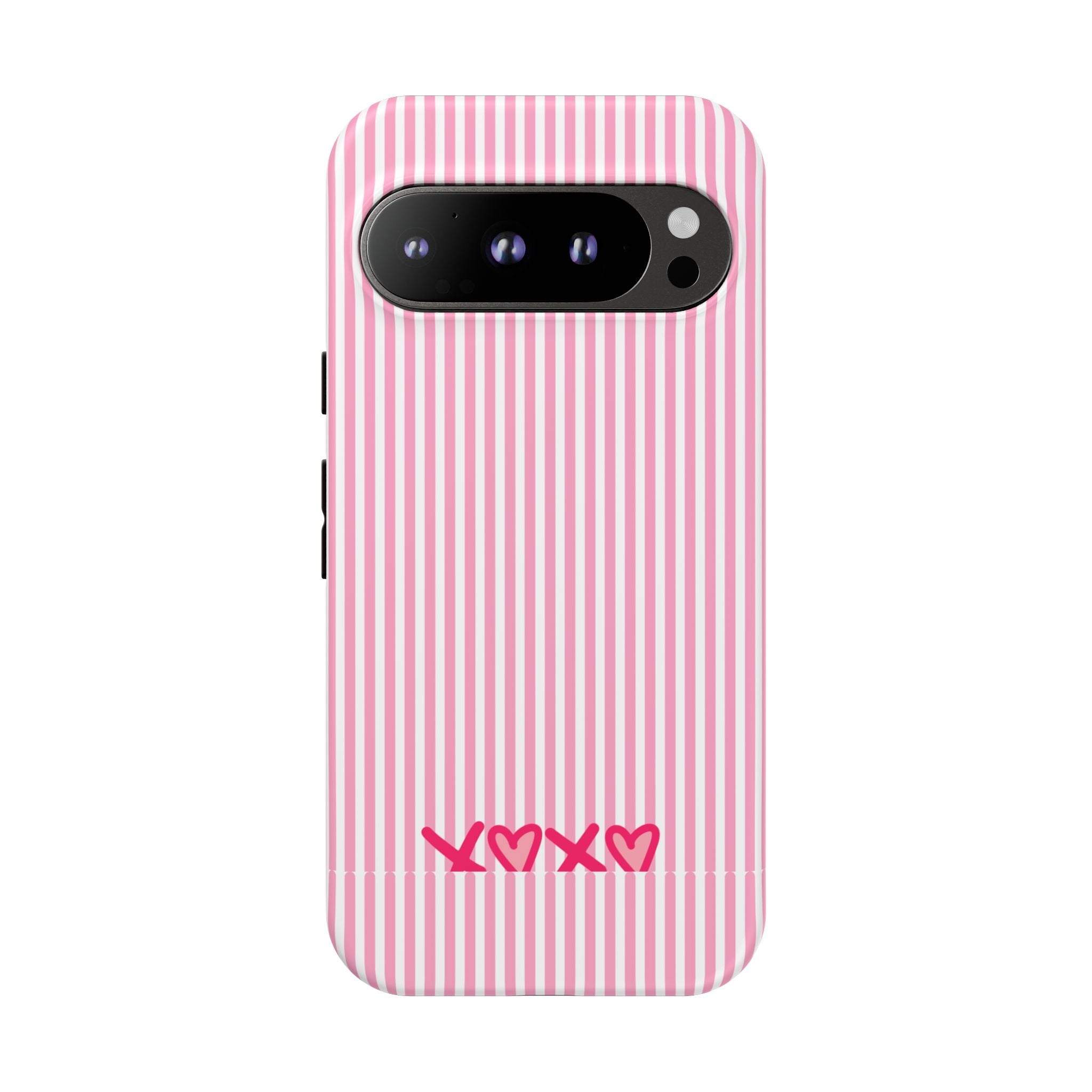 Galentines Day Pink Striped Lines phone case, Pink Stripe Iphone case | Tough Cases - Iphone, Samsung and Pixel Mobile cases