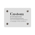 Custom Quote Definition Acrylic Wall Art Panel | Personalizable Quote Definition Acrylic Wall Art, Cutsom qoutation wall art hanging panel