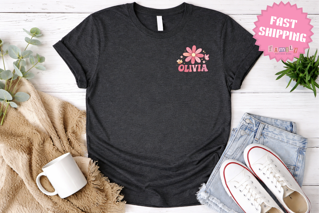 Personalized In My Flower Girl Era Shirt, Flower Girl Shirt, Wedding Party Kids Shirt, Bridal Party Shirt For Kids, Flower Girl Proposal Tee (Copy)